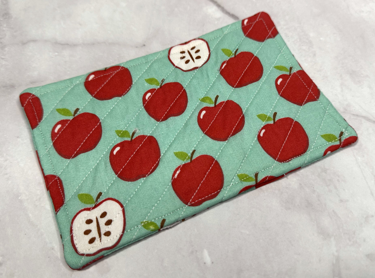 Rectangular Apple Mug Rug