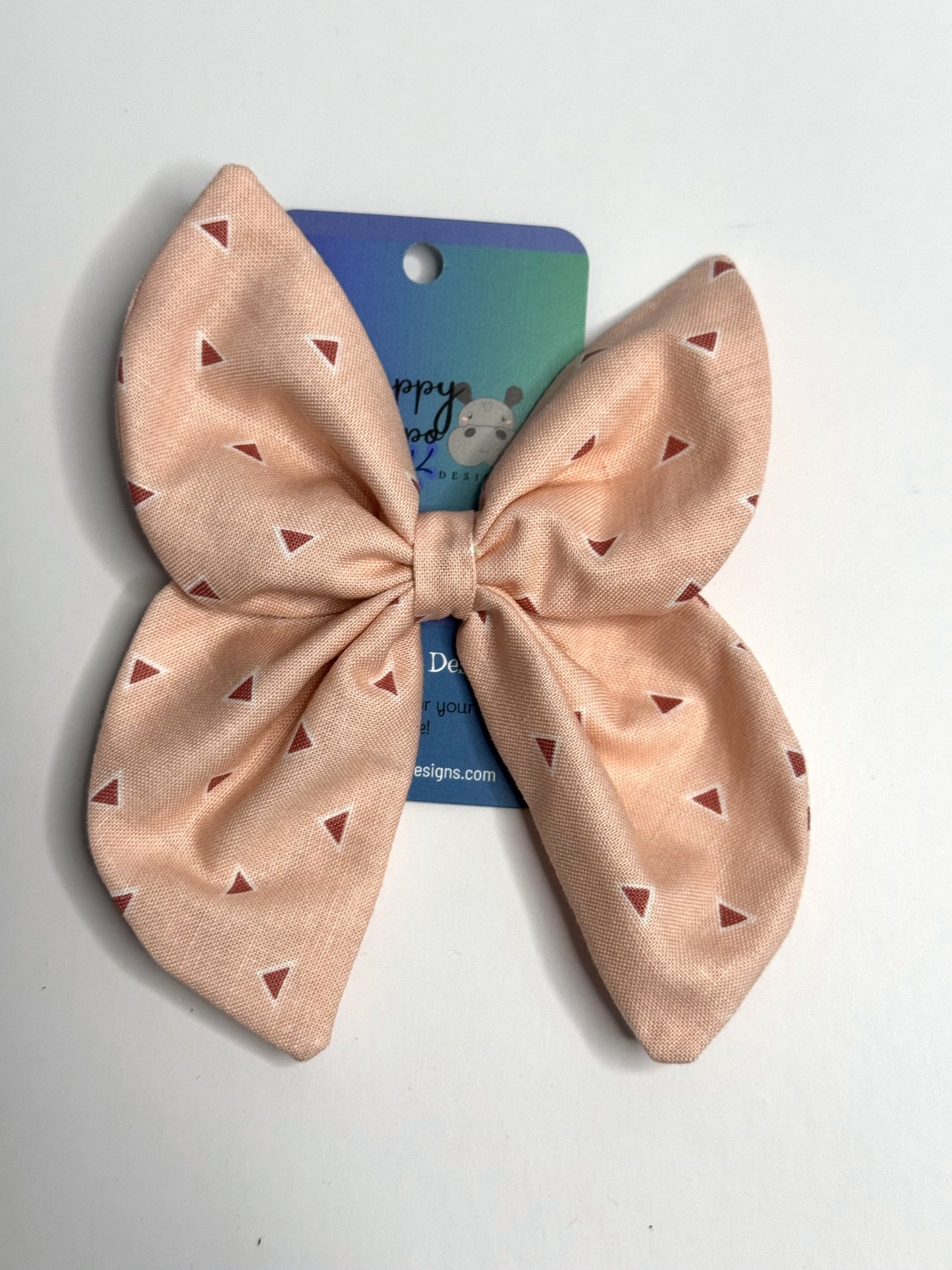 Pink Southwestern Butterfly Hair Bow