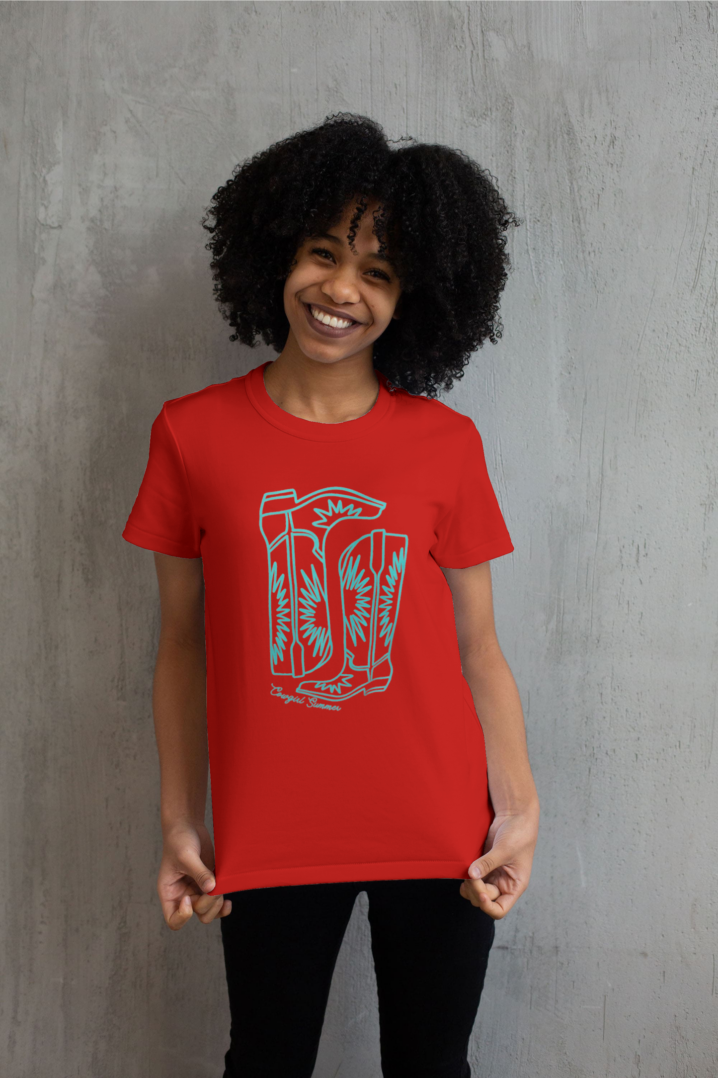 Cowgirl Summer Boot tshirt