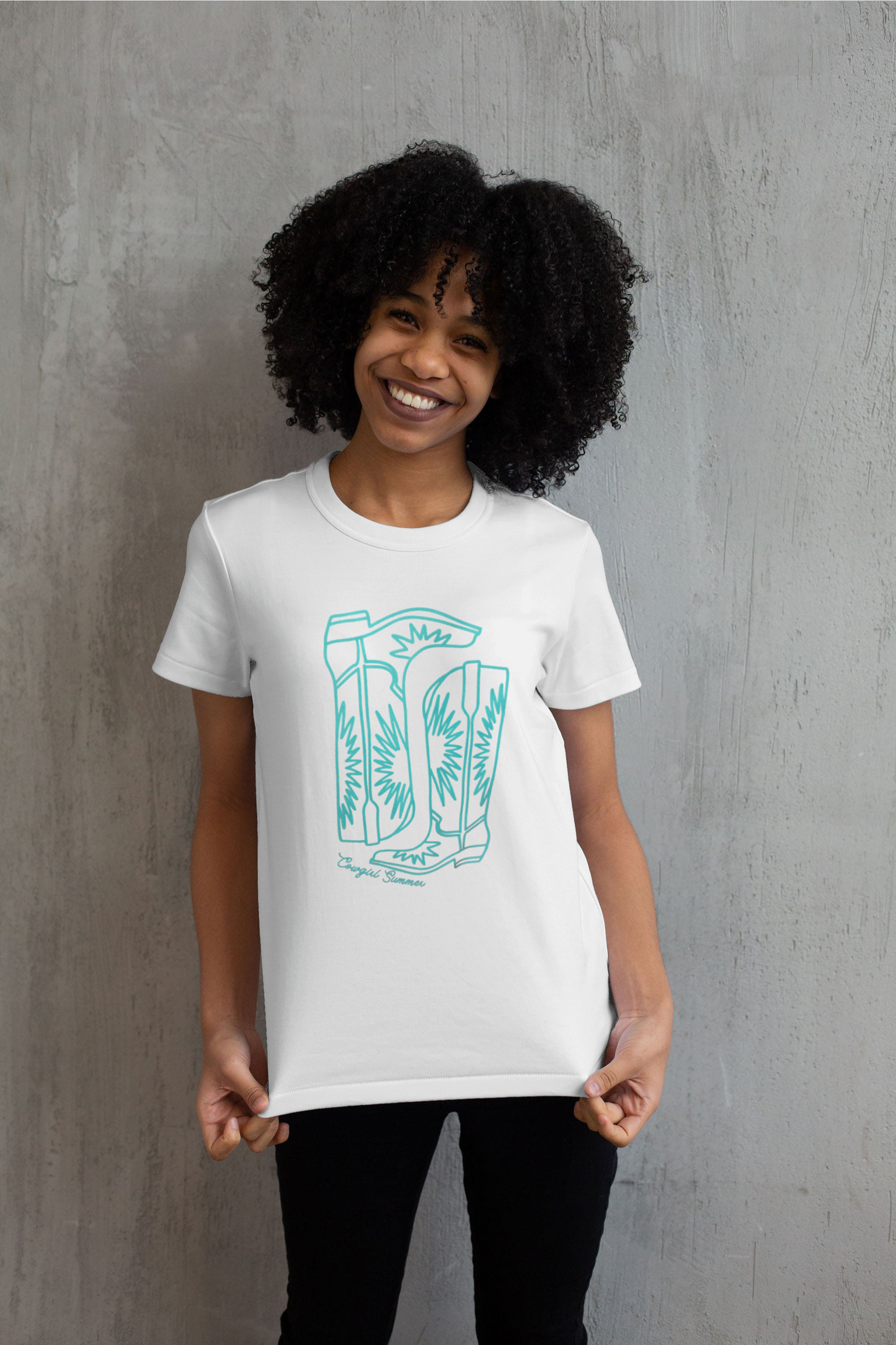 Cowgirl Summer Boot tshirt