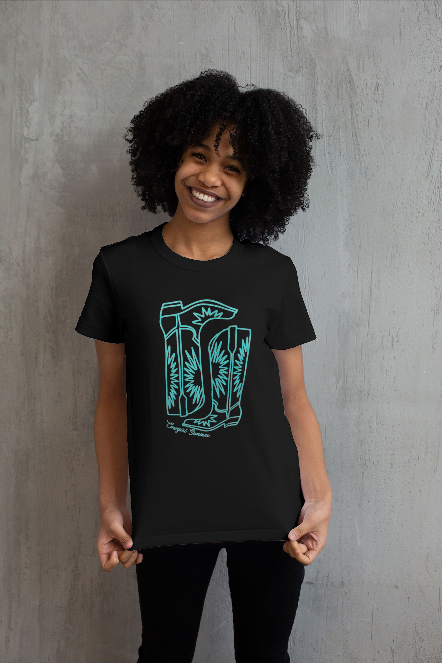 Cowgirl Summer Boot tshirt