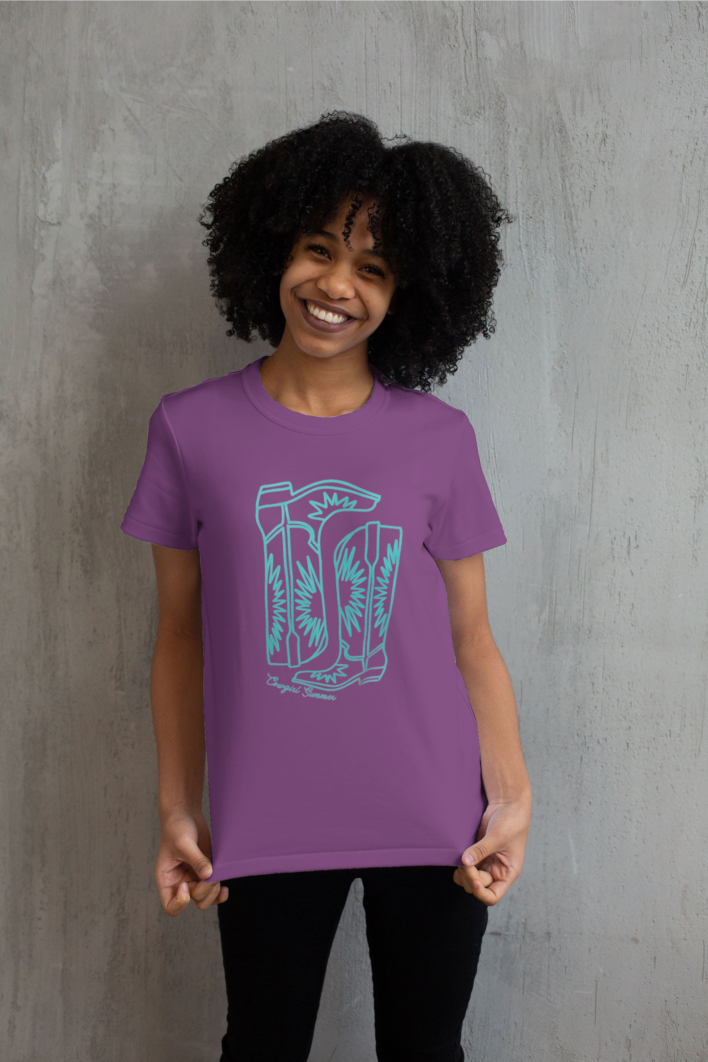 Cowgirl Summer Boot tshirt