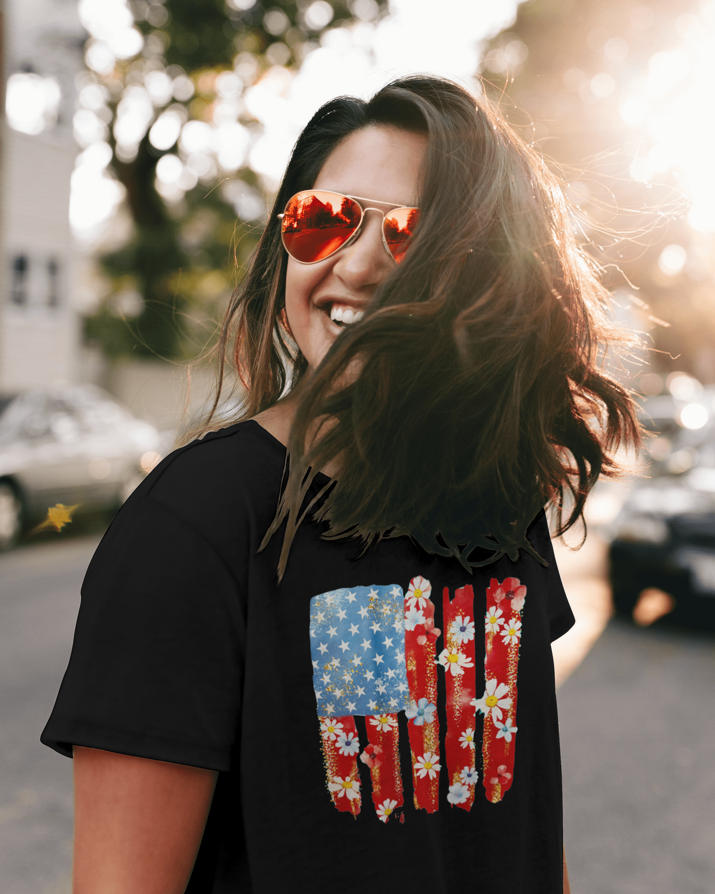 Flower Flag Tshirt