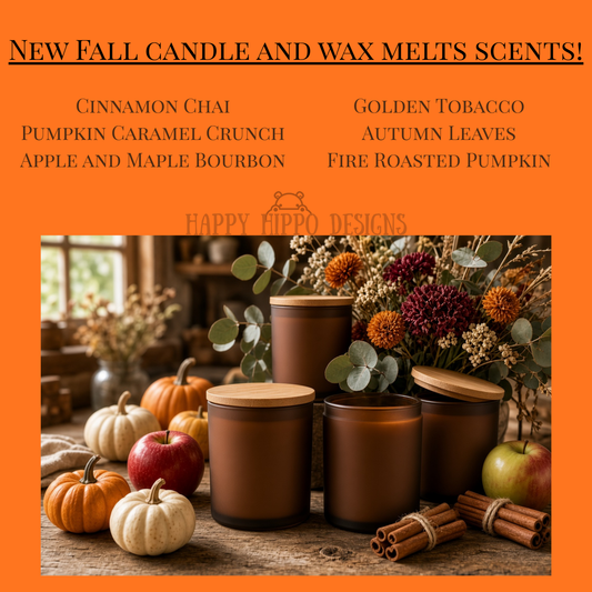 Fall Candles and Wax Melt coming soon!