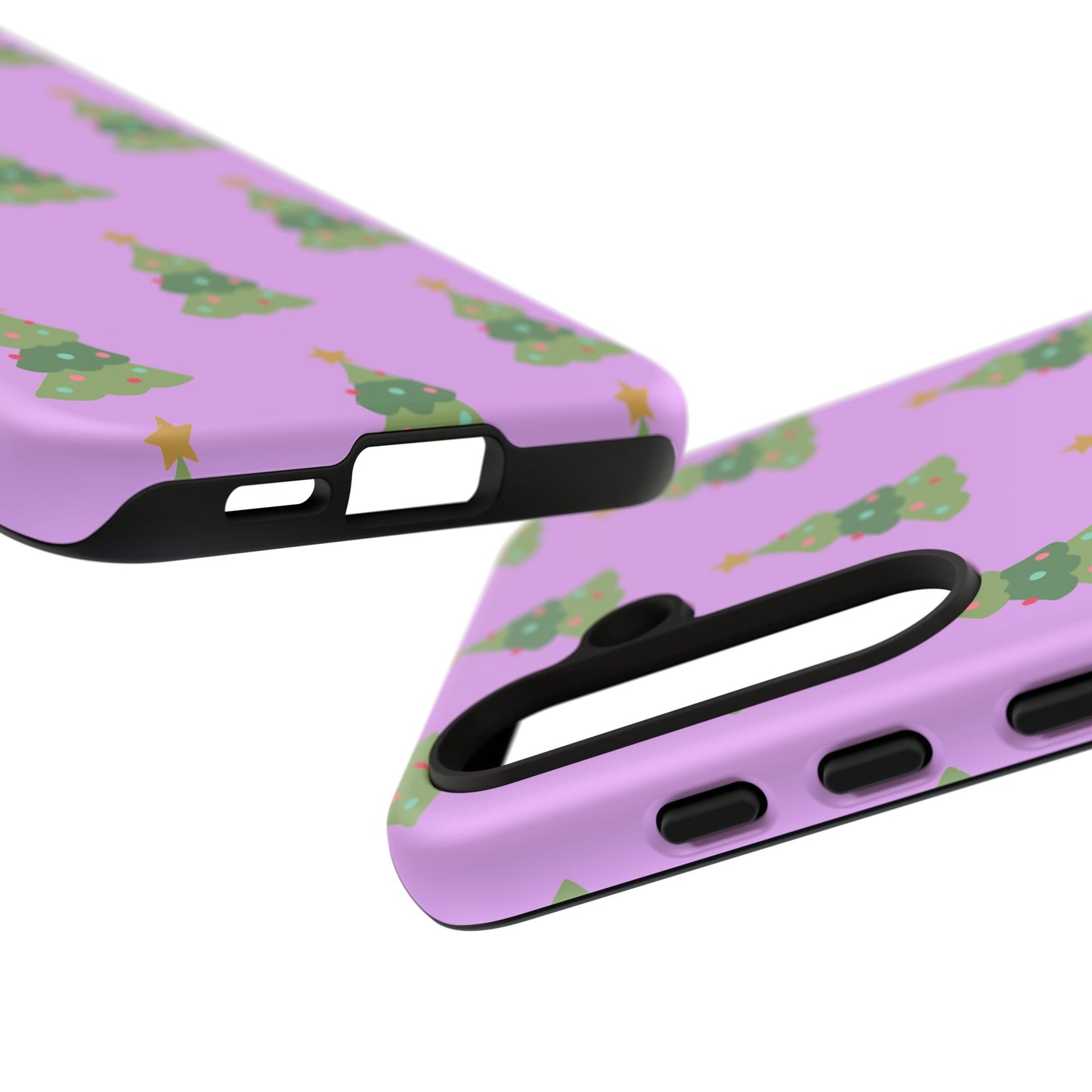 Christmas Tree Phone Case — Cute Purple Holiday iPhone Cover