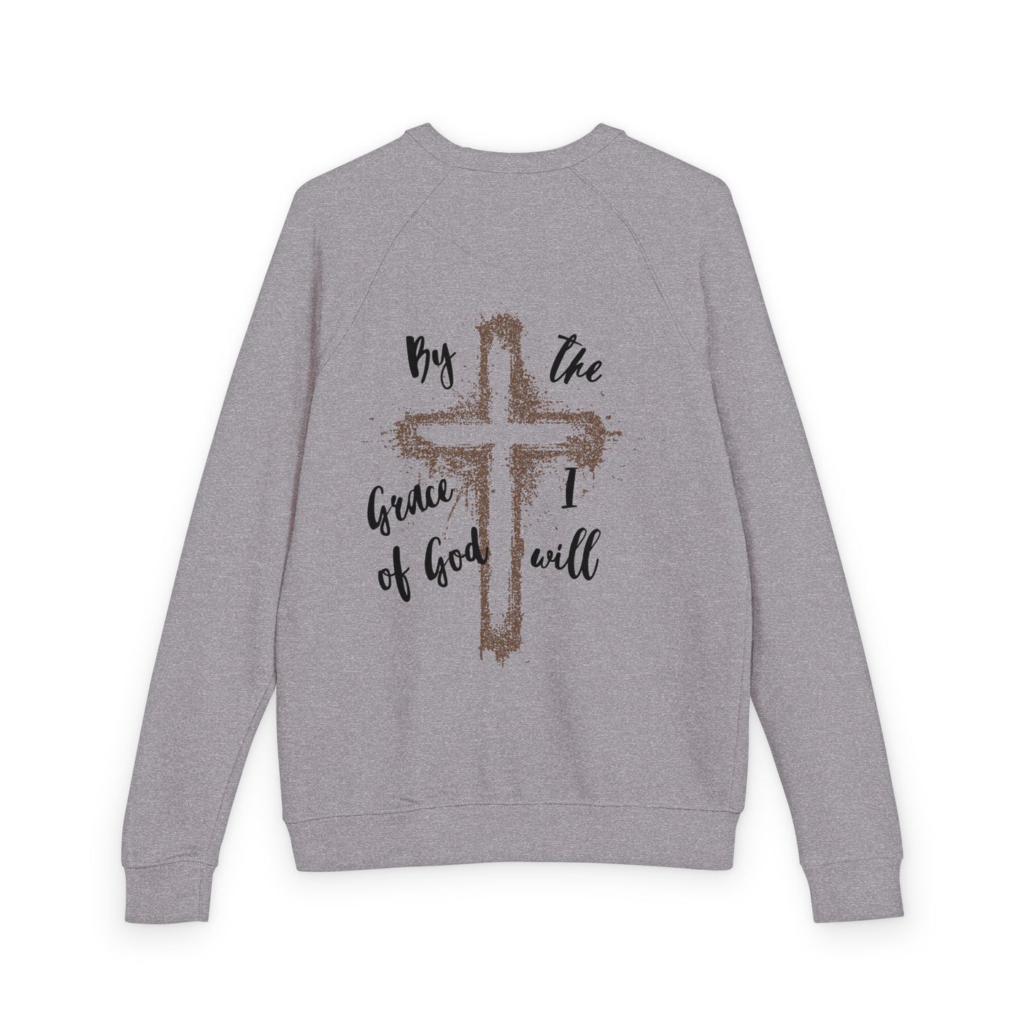 Unisex French Terry Crewneck Sweatshirt - Inspirational Decor, Casual Layering, Christian Gift, Cozy Comfort