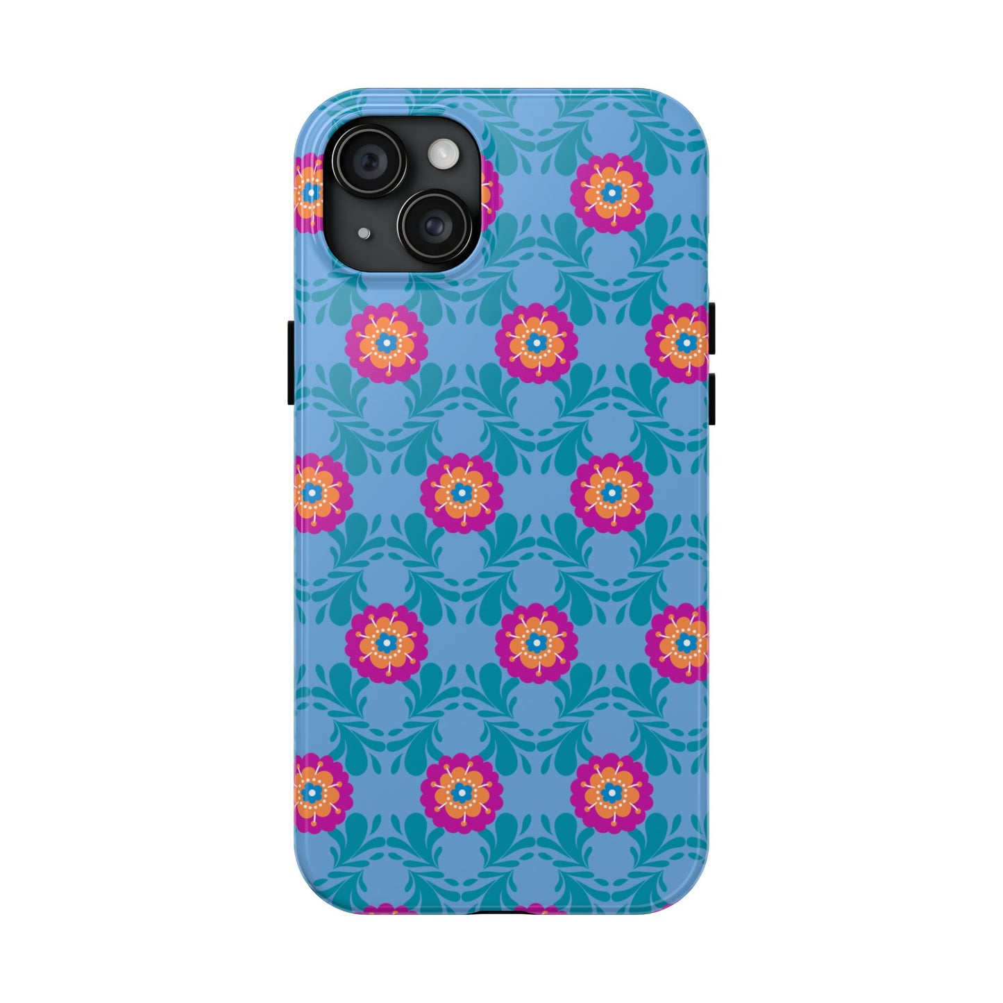 Floral Tough Phone Case - Durable, Stylish Protection for Your Smartphone