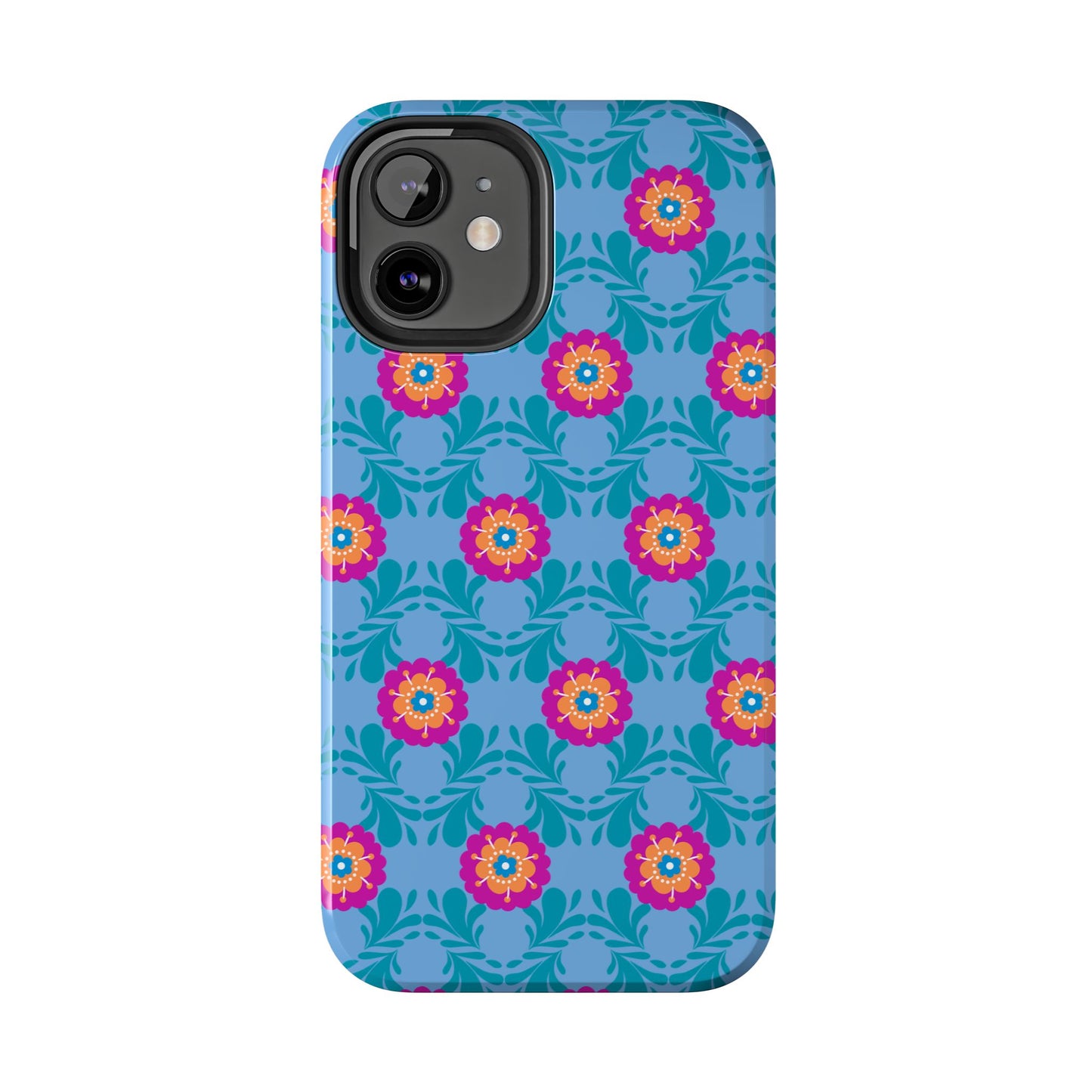 Floral Tough Phone Case - Durable, Stylish Protection for Your Smartphone