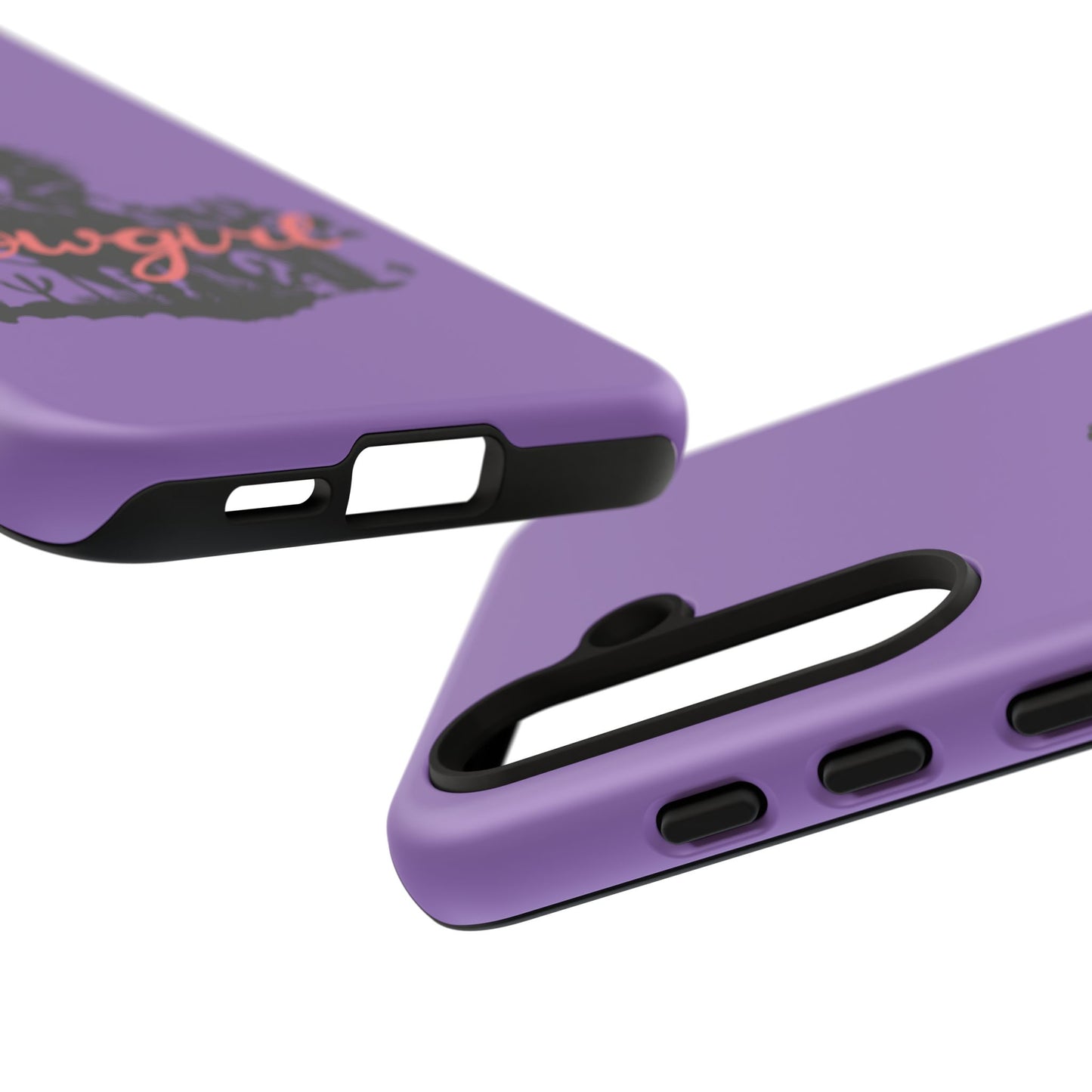 Cowgirl Phone Case — Purple Western Rider Protective Phone Cover