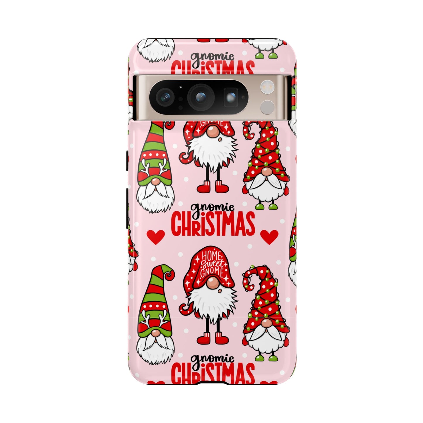 Christmas Gnomes Tough Phone Case – “Gnomie Christmas” Holiday Protection