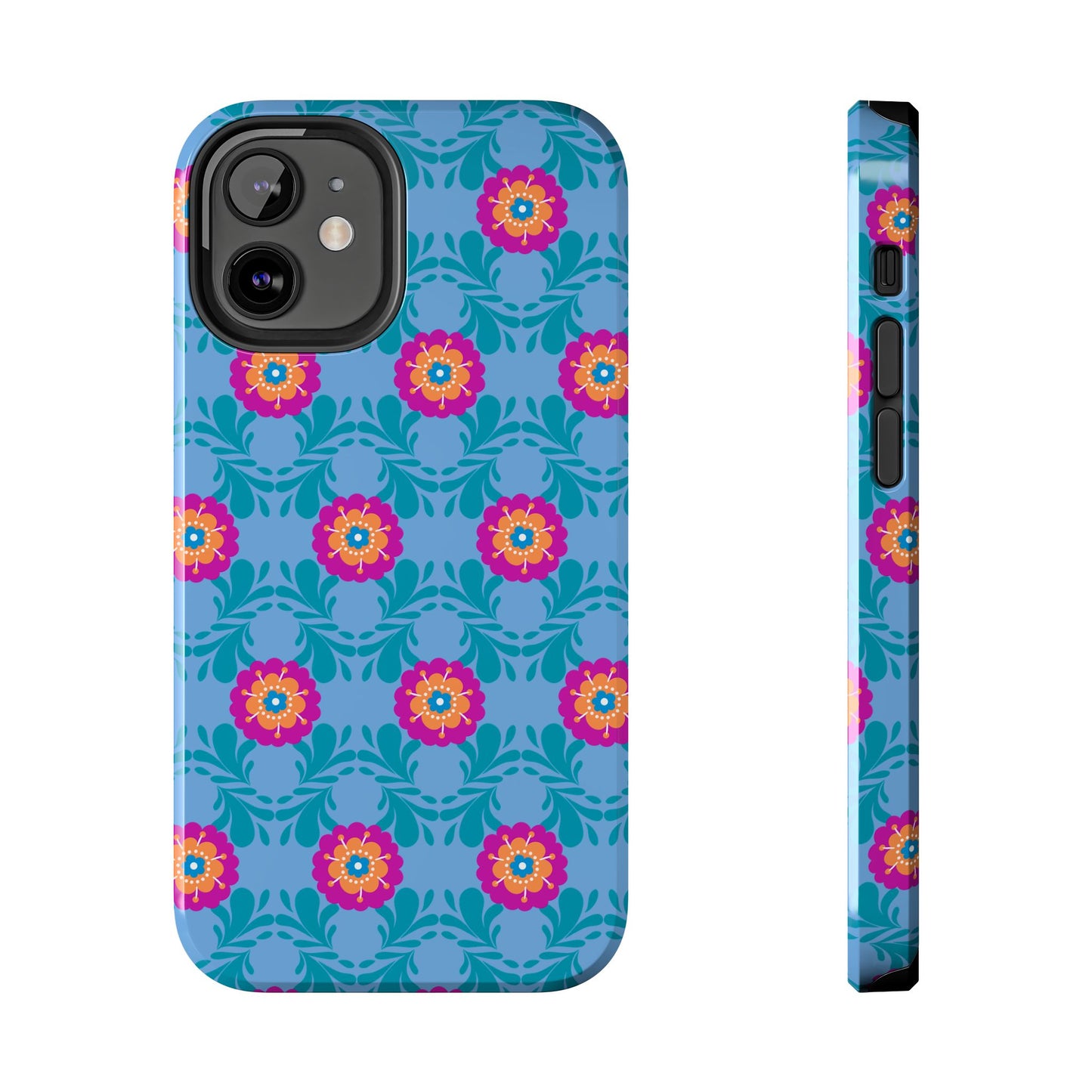 Floral Tough Phone Case - Durable, Stylish Protection for Your Smartphone