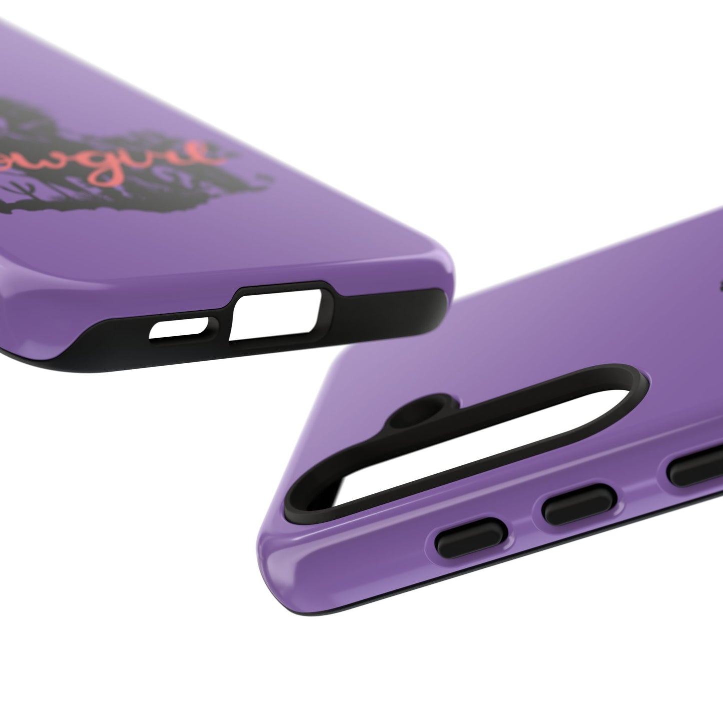 Cowgirl Phone Case — Purple Western Rider Protective Phone Cover