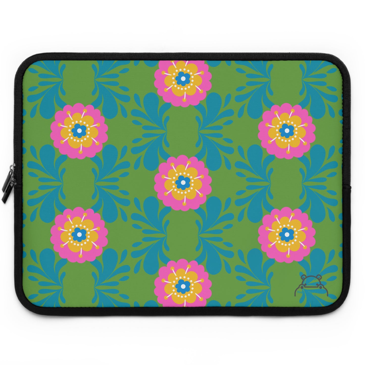 Vibrant Floral Laptop Sleeve, Colorful Tech Pouch, Flowers Design, Eco-Friendly Sleeve, Gift for Students, Stylish Computer Case, [...]
