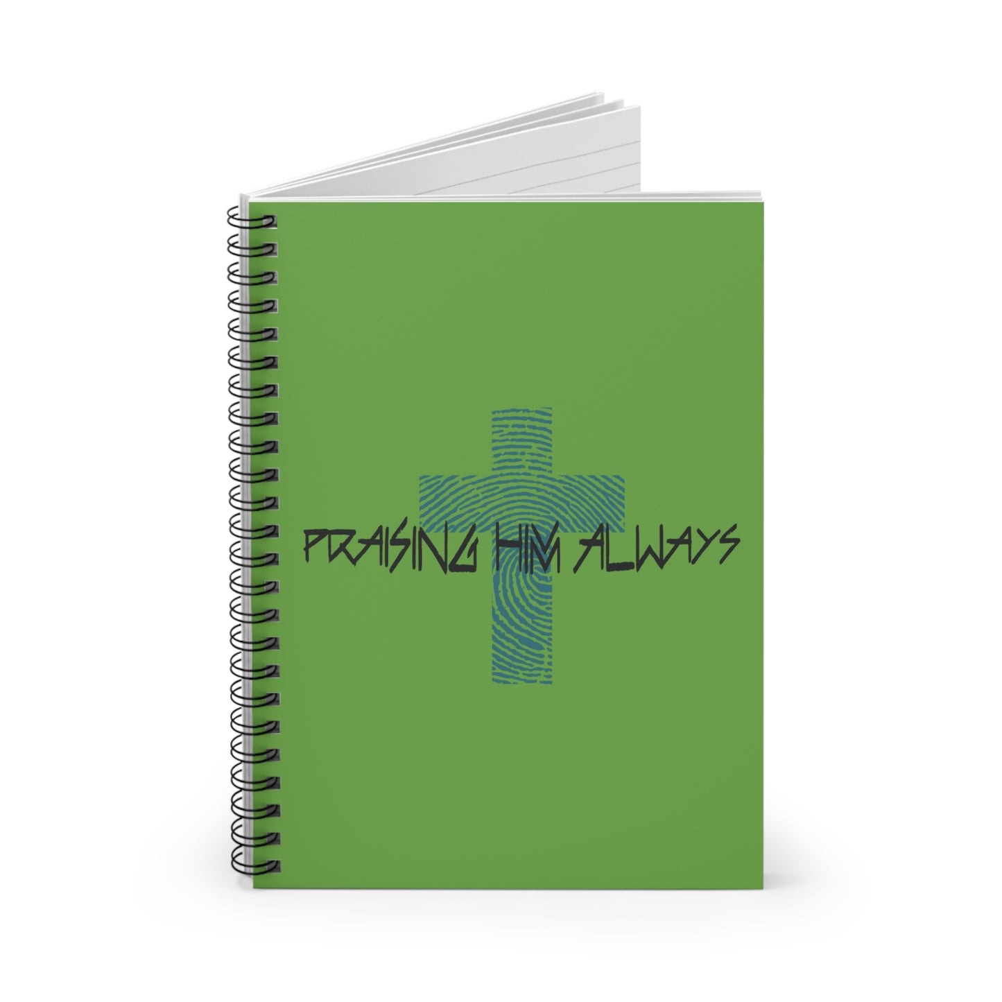 Christian Spiral Notebook - Ruled Line Journal for Faith, Church Notes, and Encouragement