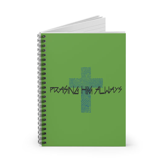 Christian Spiral Notebook - Ruled Line Journal for Faith, Church Notes, and Encouragement