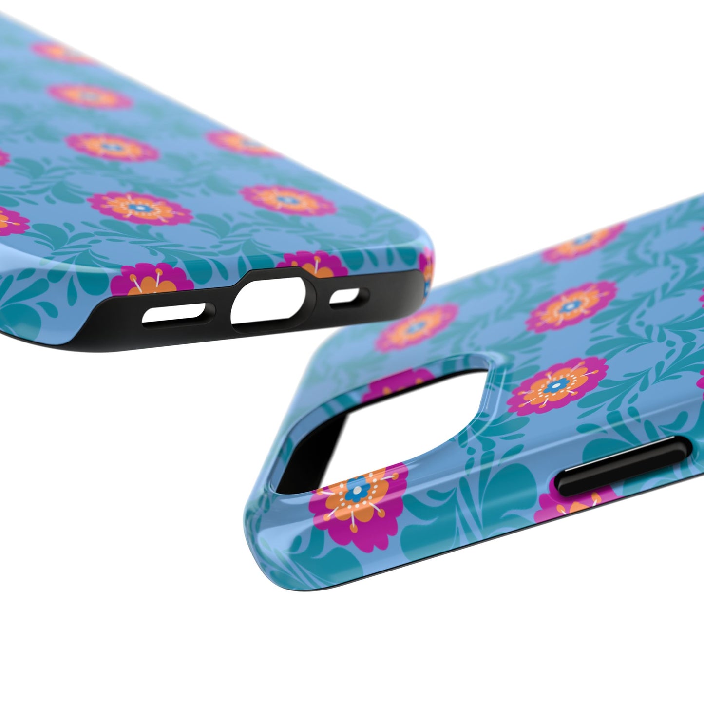 Floral Tough Phone Case - Durable, Stylish Protection for Your Smartphone