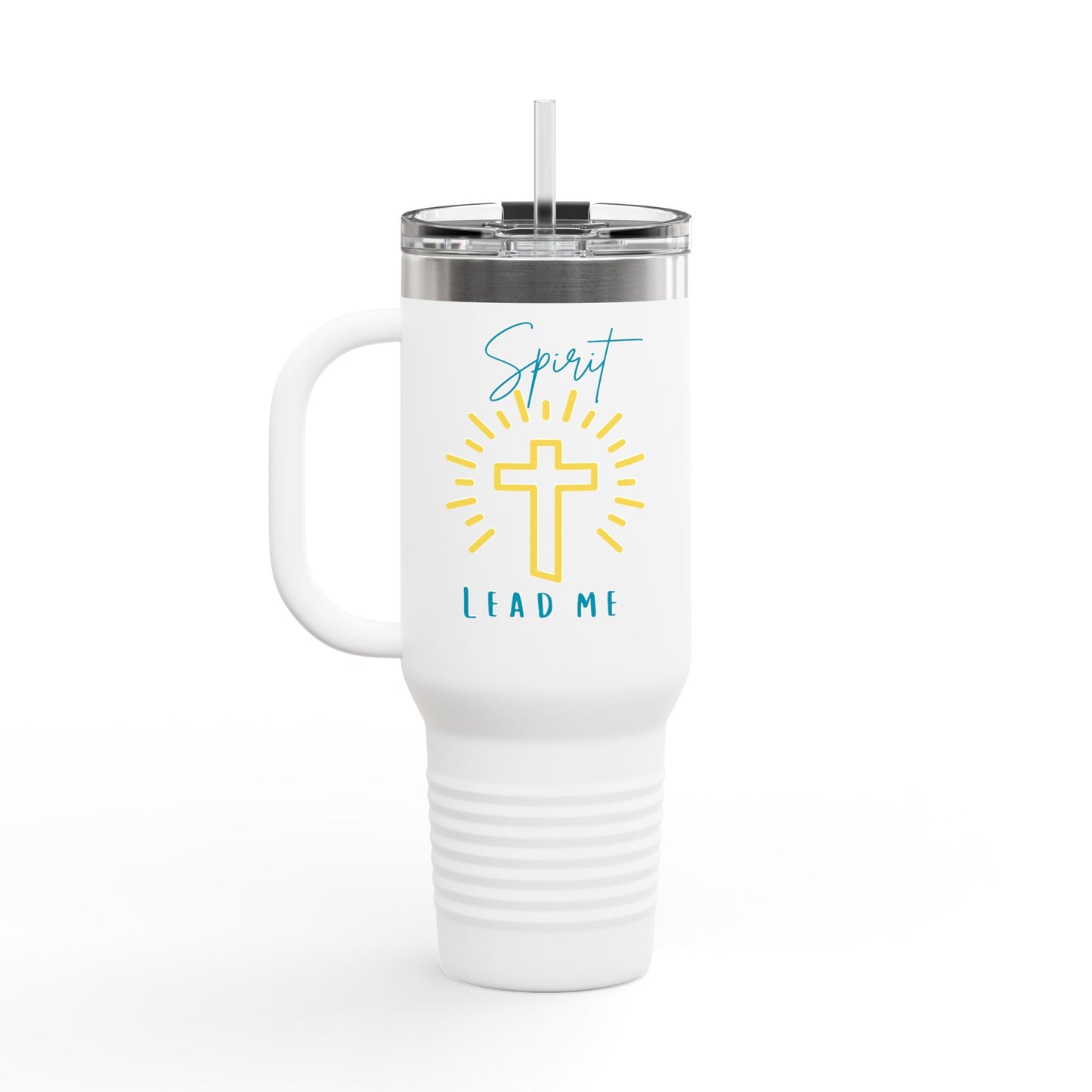 Spirit Lead me, Inspirational Insulated Travel Mug
