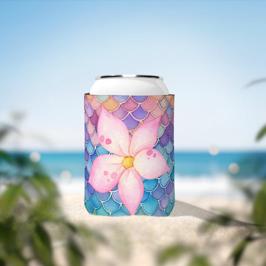 Colorful Mermaid Scales Design Can Cooler Sleeve