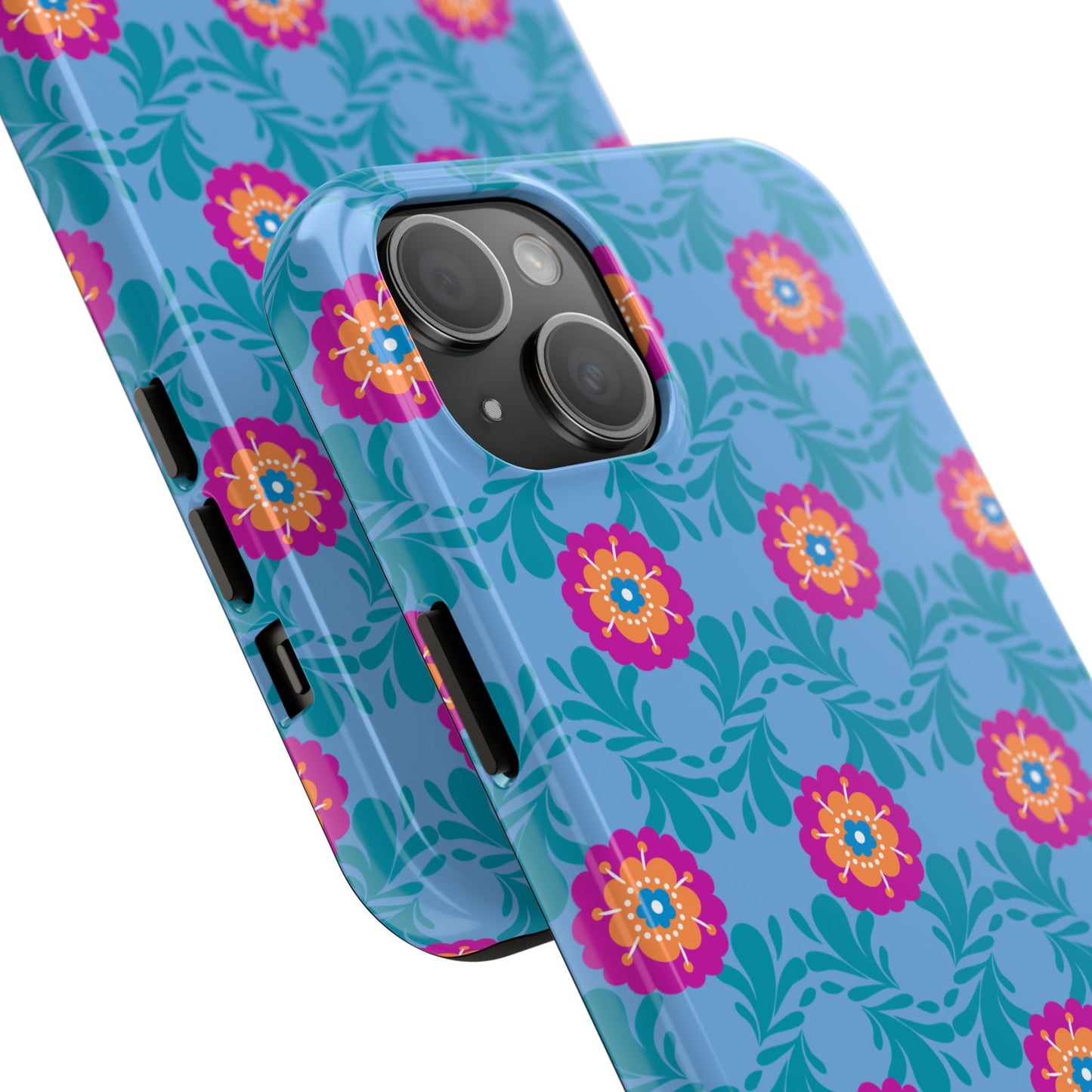 Floral Tough Phone Case - Durable, Stylish Protection for Your Smartphone