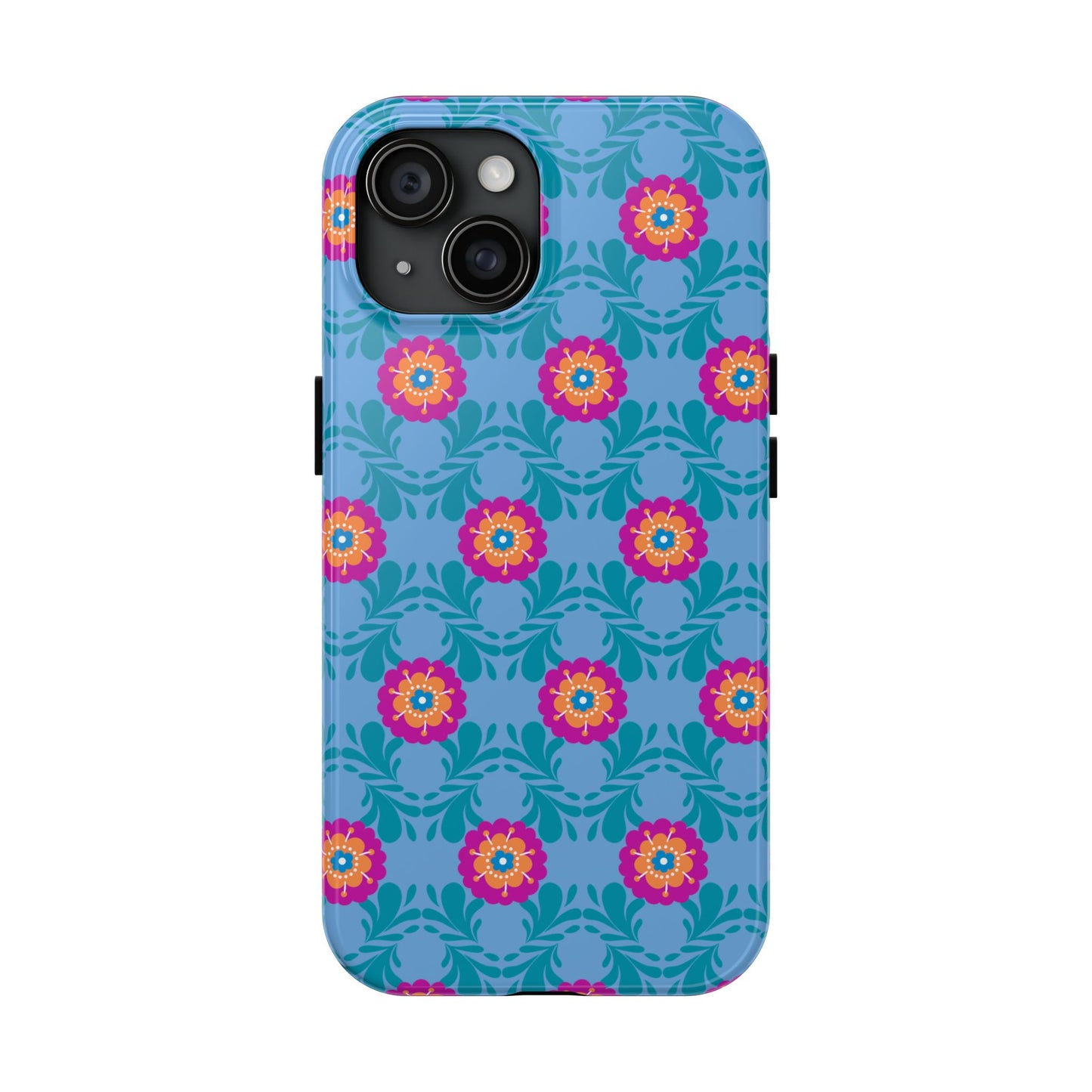 Floral Tough Phone Case - Durable, Stylish Protection for Your Smartphone