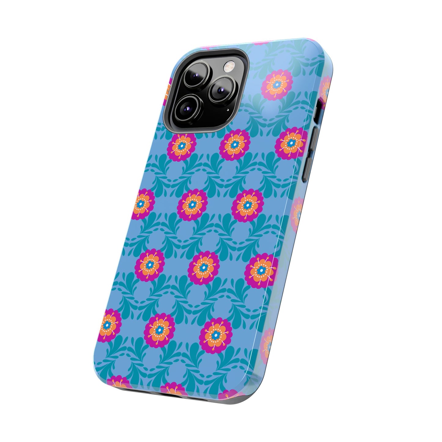 Floral Tough Phone Case - Durable, Stylish Protection for Your Smartphone