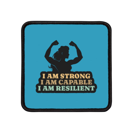 Iron-On Patches - Positive Affirmation, I am Strong