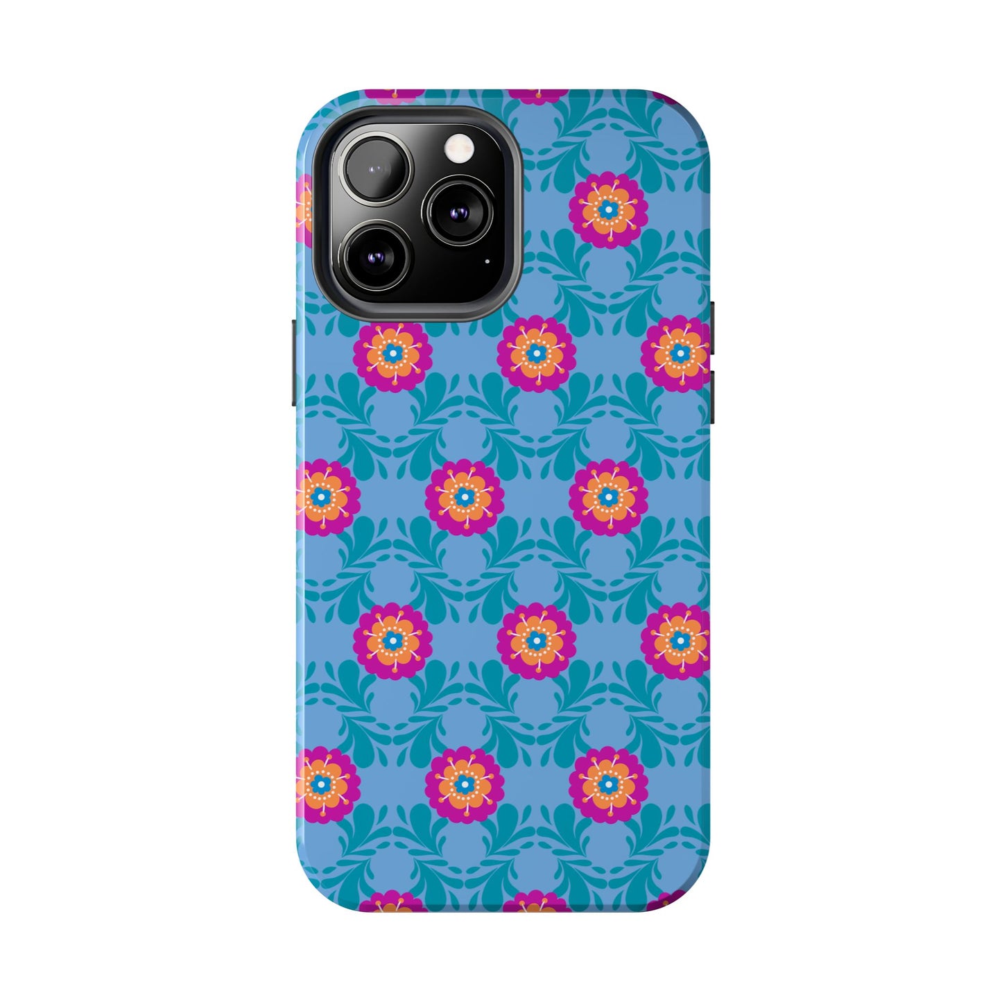 Floral Tough Phone Case - Durable, Stylish Protection for Your Smartphone