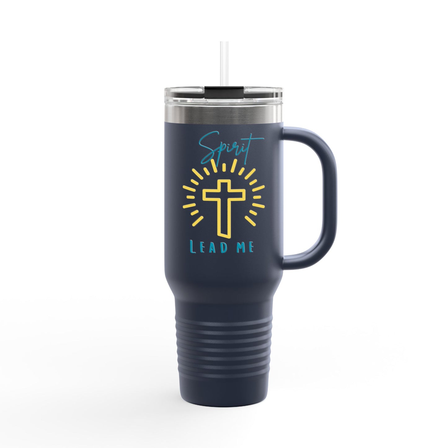 Spirit Lead me, Inspirational Insulated Travel Mug