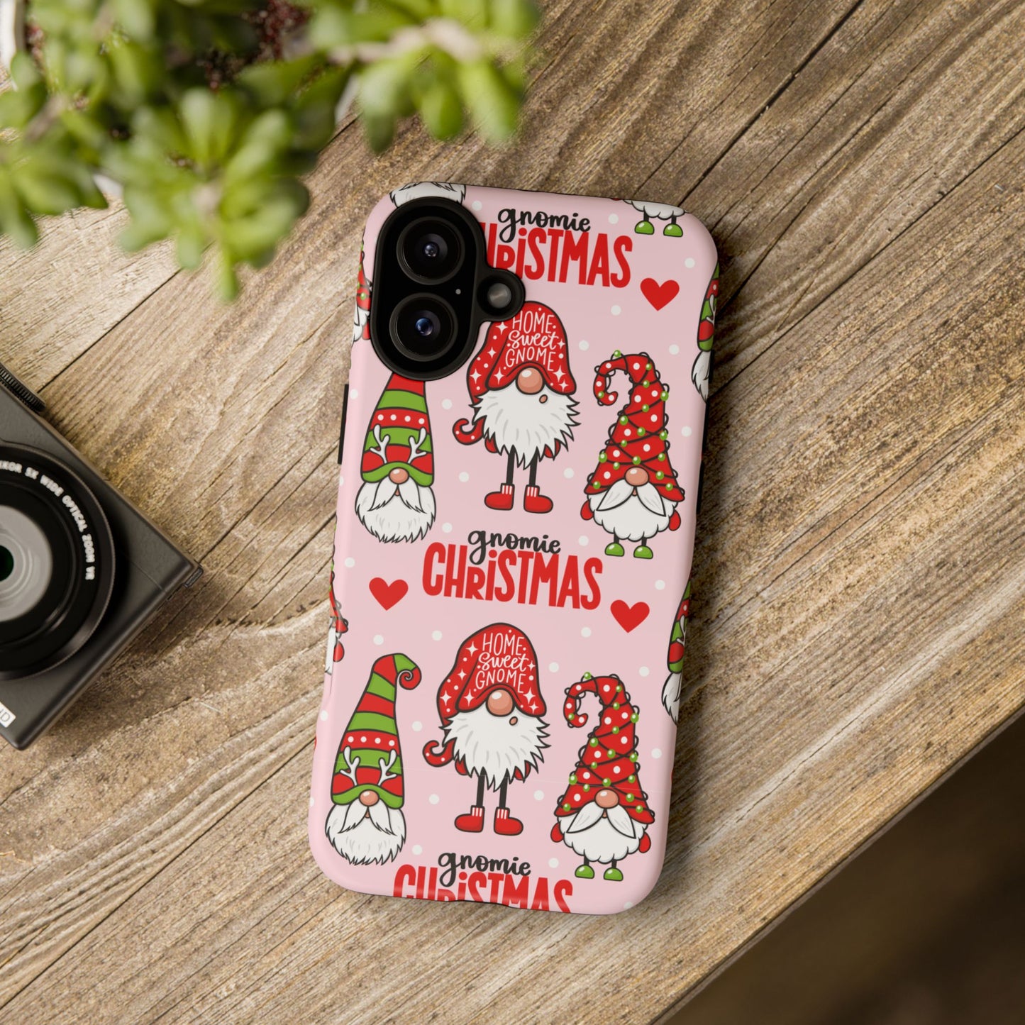 Christmas Gnomes Tough Phone Case – “Gnomie Christmas” Holiday Protection