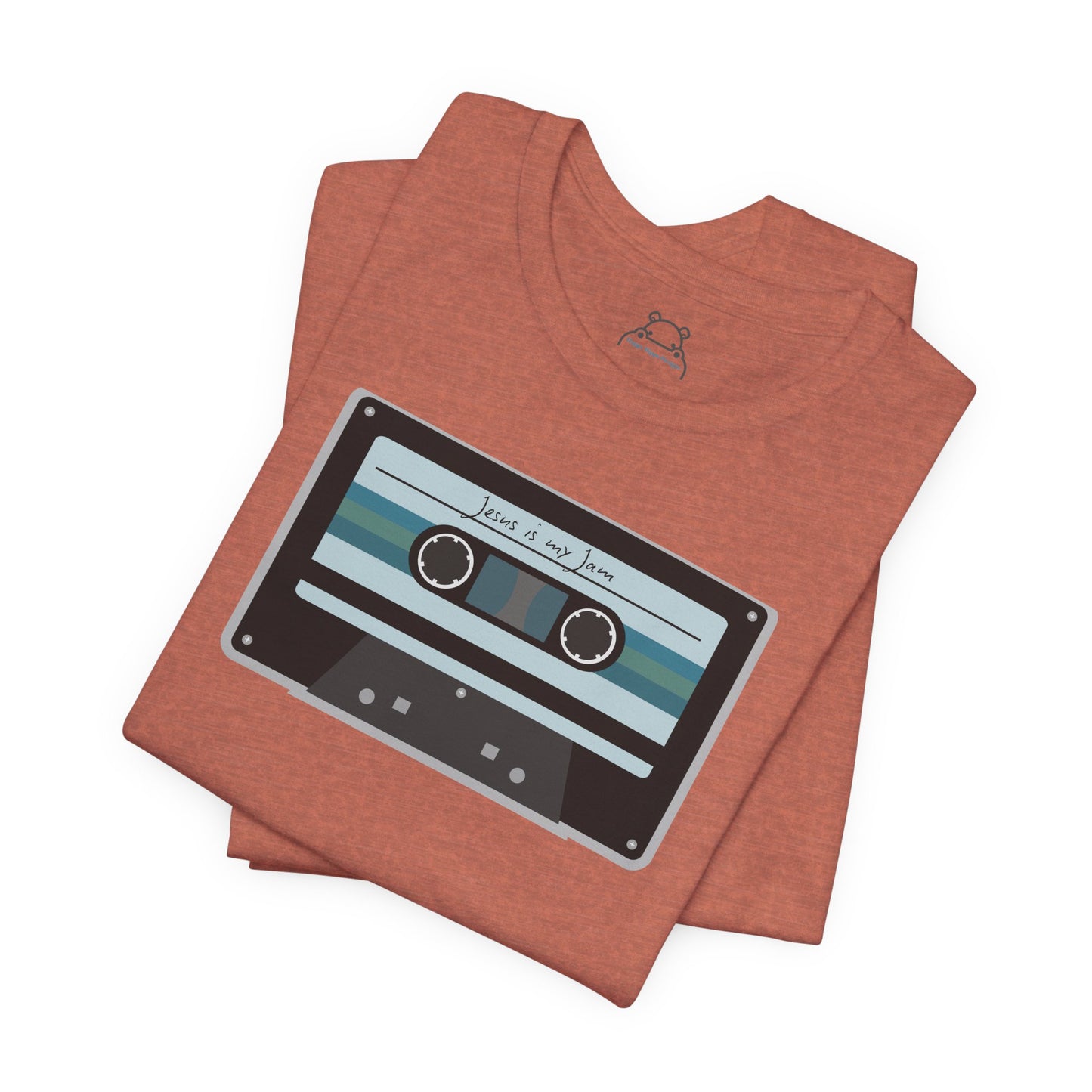 Jesus is my Jam Vintage Tape Design-Faith Based Unisex Tee
