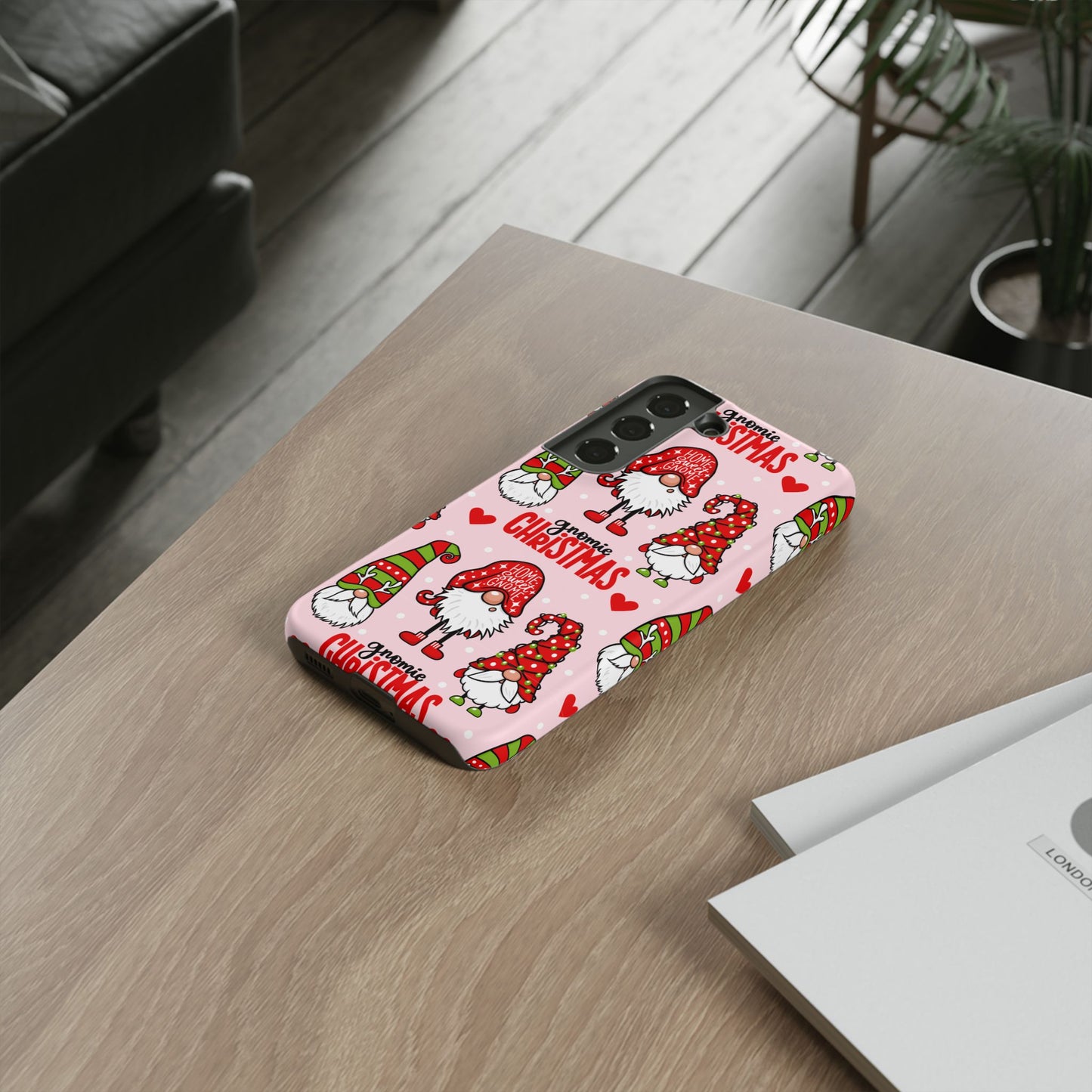 Christmas Gnomes Tough Phone Case – “Gnomie Christmas” Holiday Protection