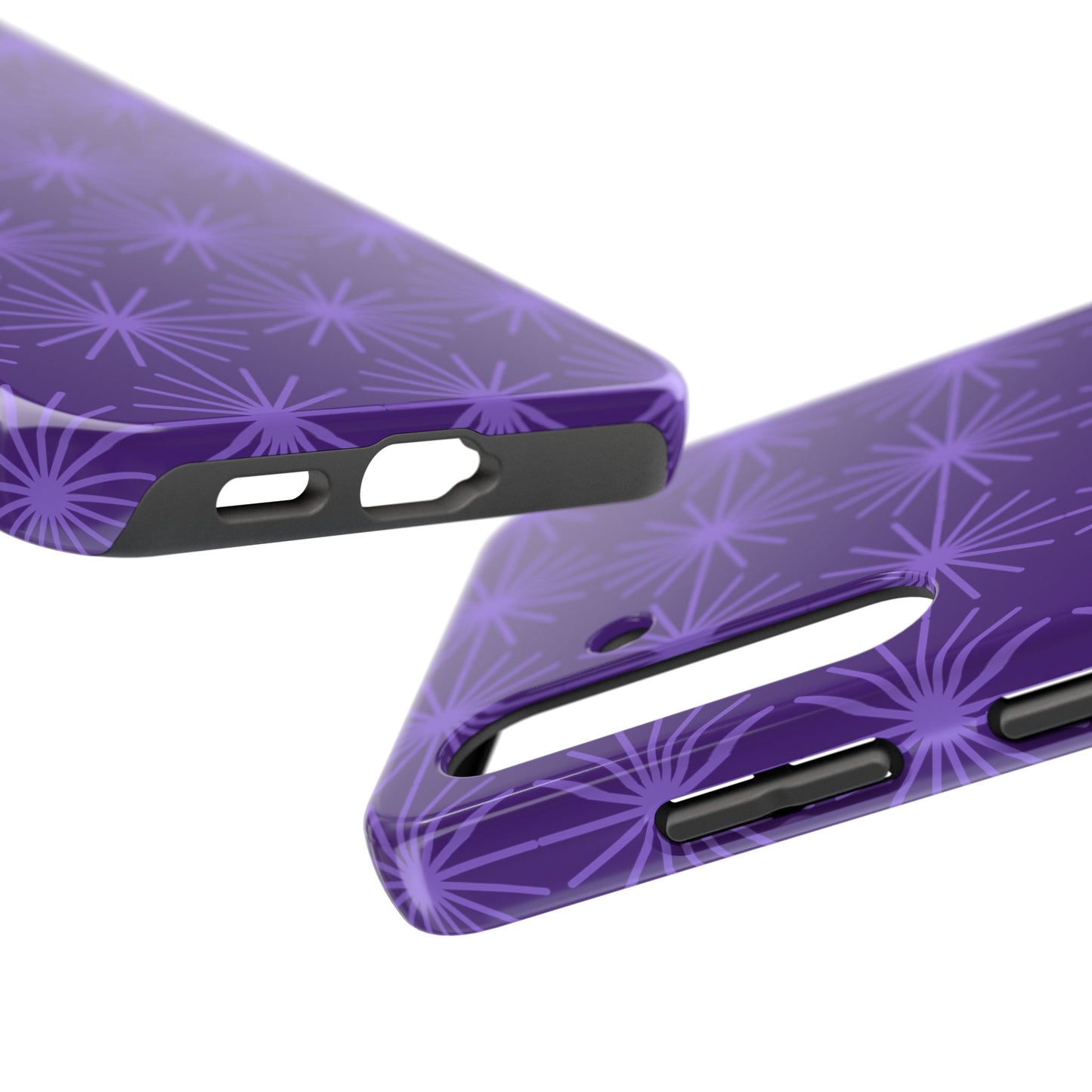Phone Case - Purple Circular Star Design