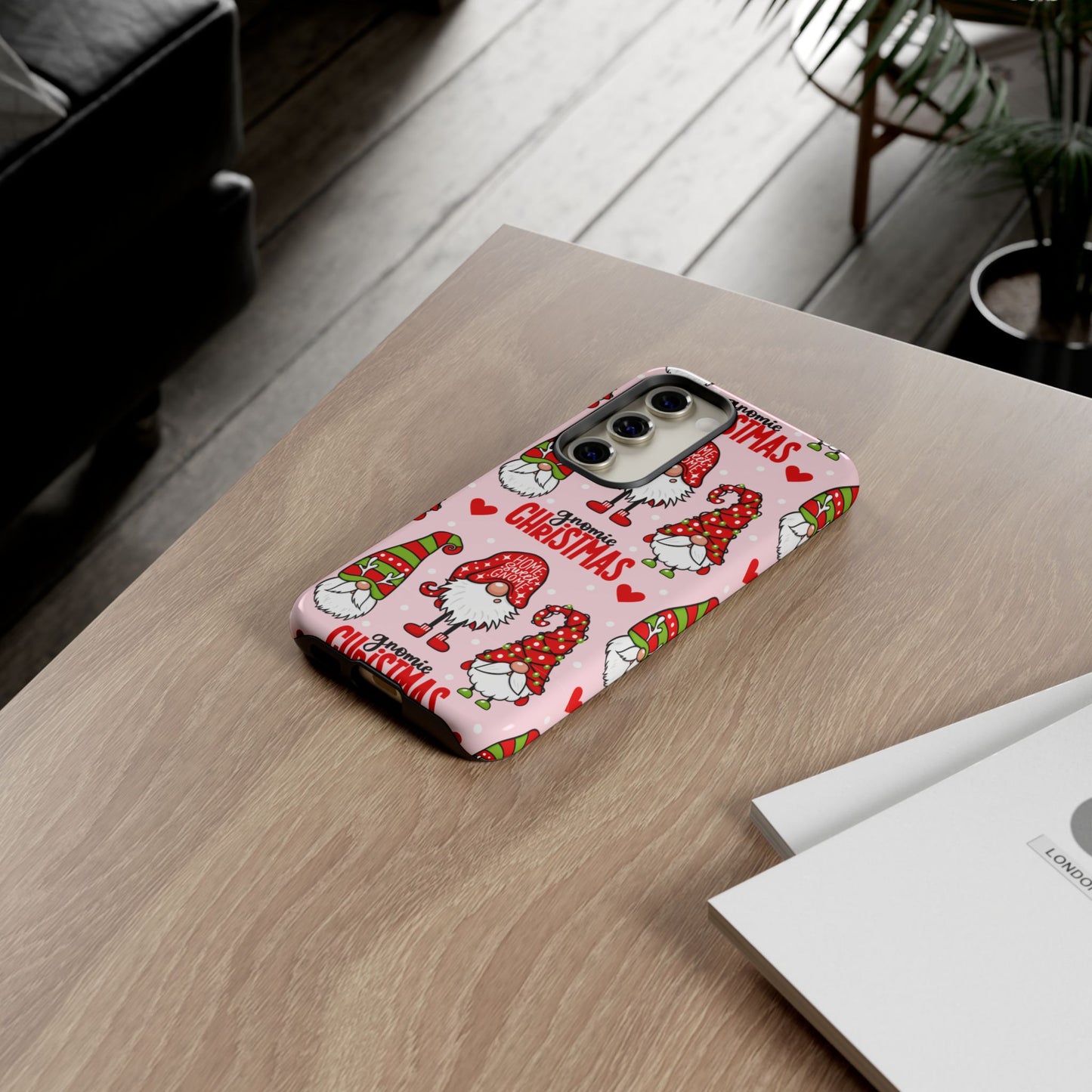 Christmas Gnomes Tough Phone Case – “Gnomie Christmas” Holiday Protection