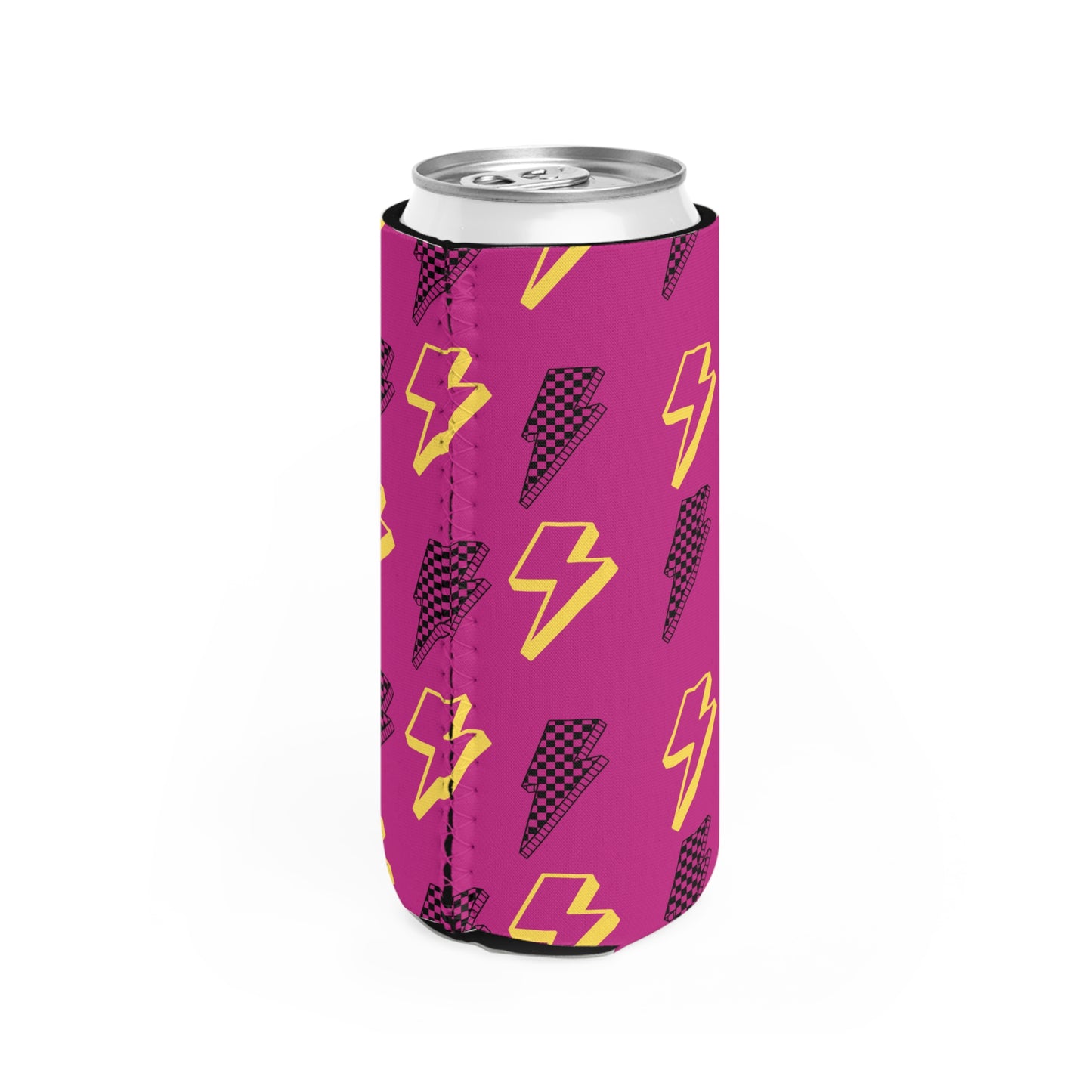 Vibrant Lightning Slim Can Cooler, Party Drink Sleeve, Summer BBQ Gift, Electric Vibe Beverage Wrap, Festival Drink Holder, Fun Picnic [...]