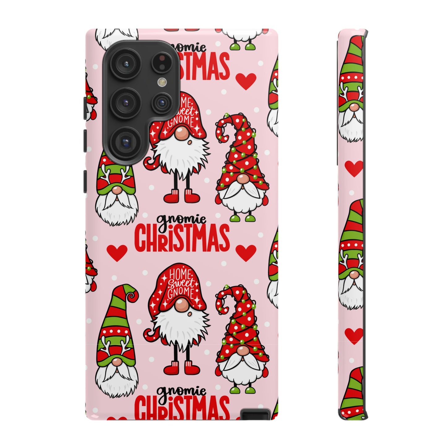 Christmas Gnomes Tough Phone Case – “Gnomie Christmas” Holiday Protection