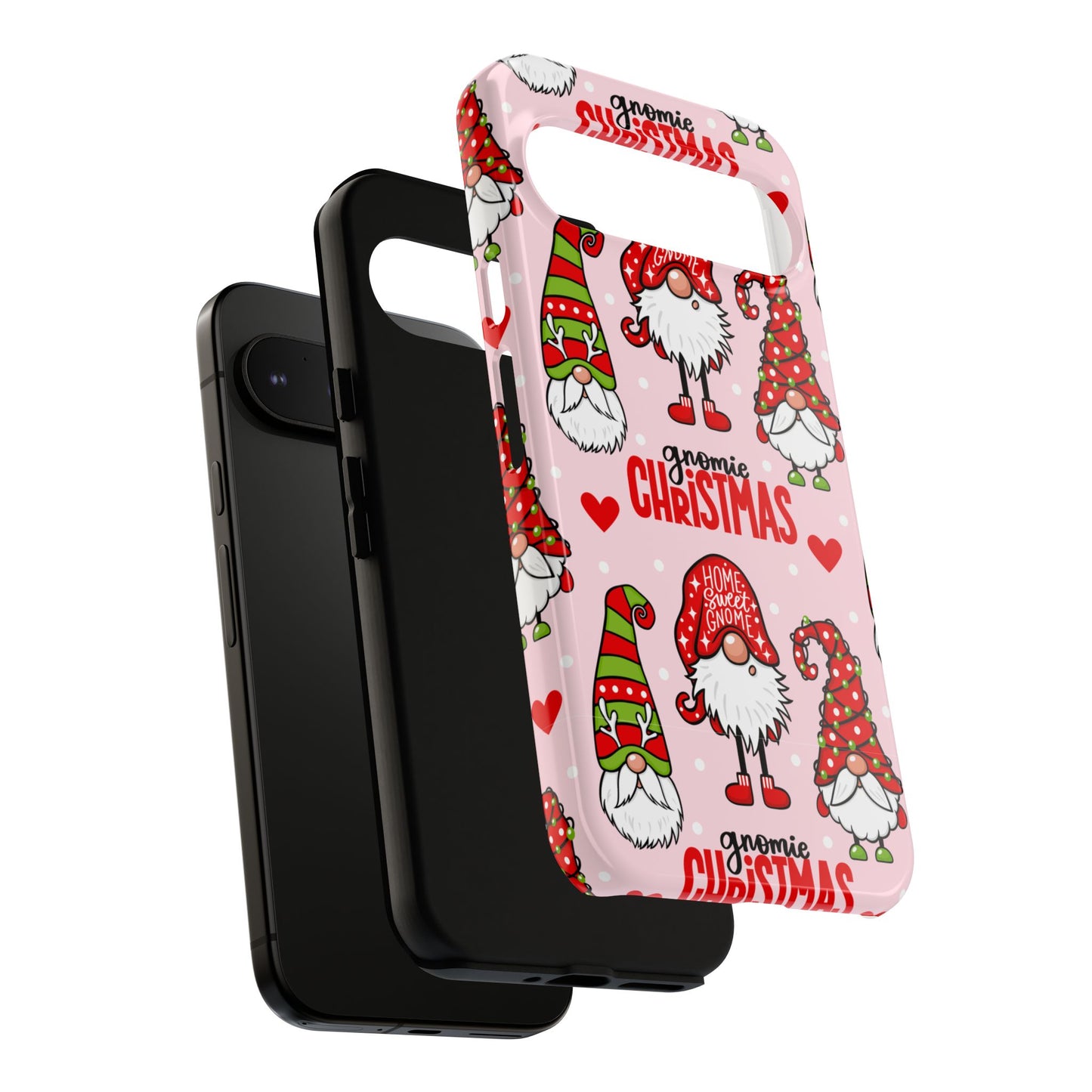 Christmas Gnomes Tough Phone Case – “Gnomie Christmas” Holiday Protection