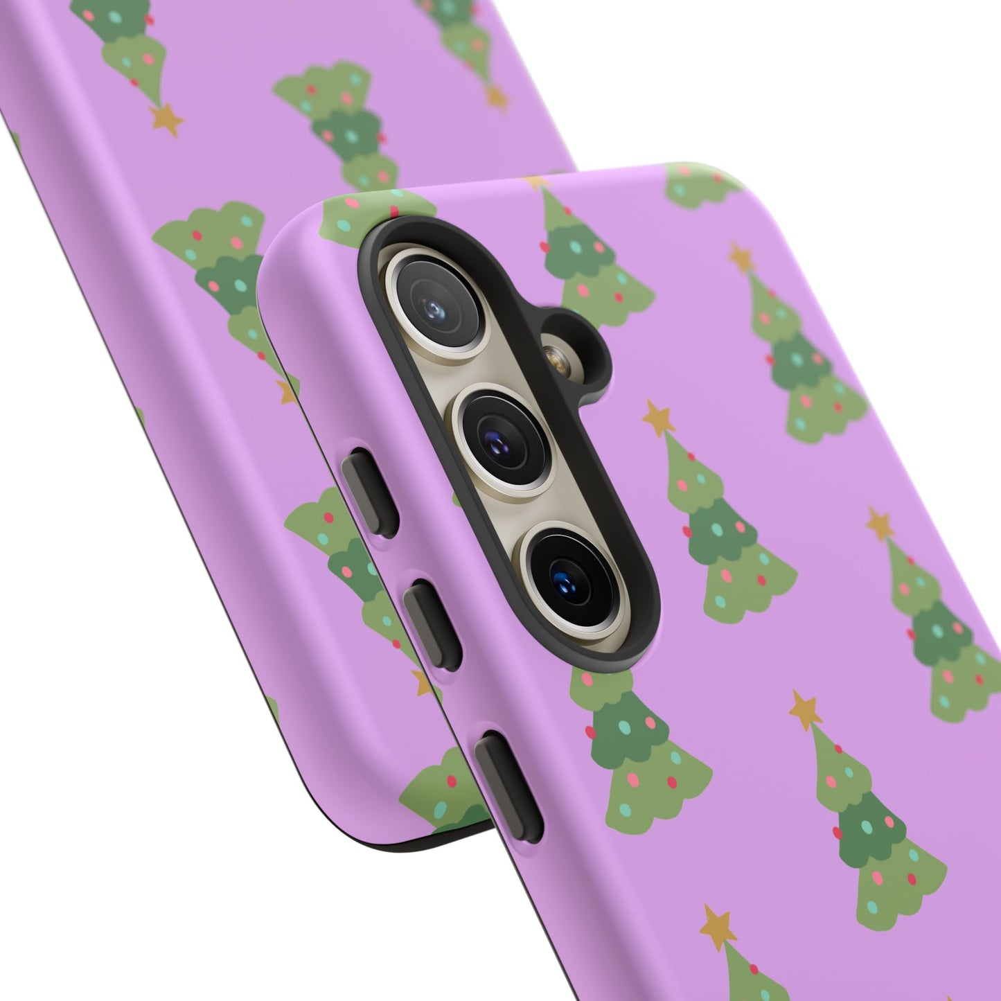Christmas Tree Phone Case — Cute Purple Holiday iPhone Cover