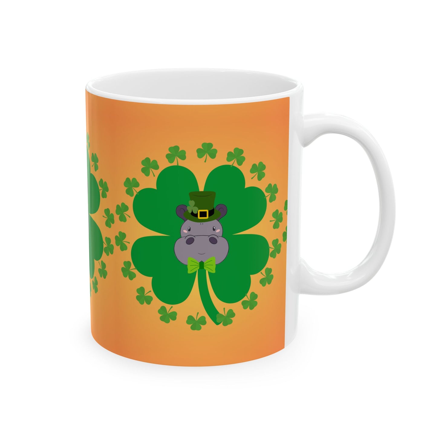 Mug Lucky Hippo St Patrick's Day