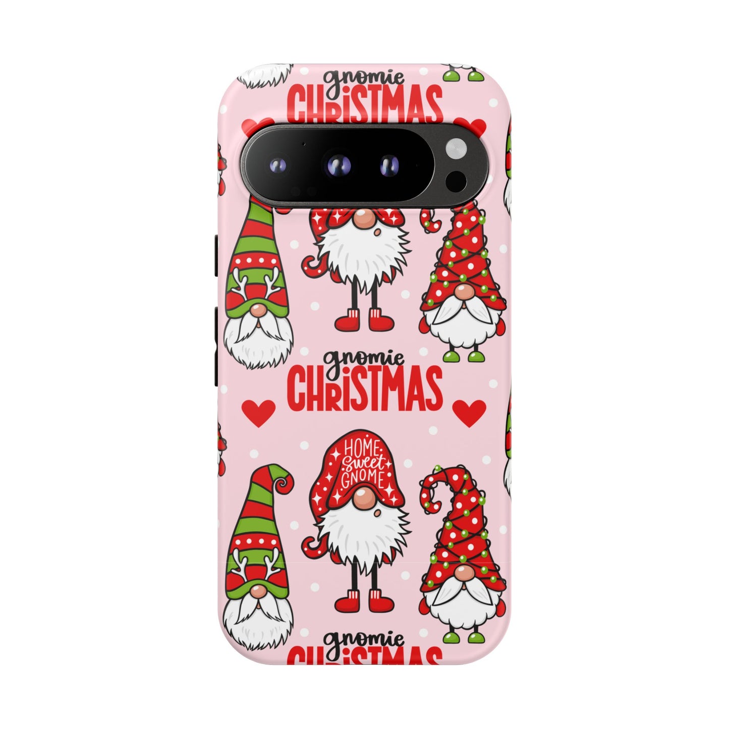 Christmas Gnomes Tough Phone Case – “Gnomie Christmas” Holiday Protection
