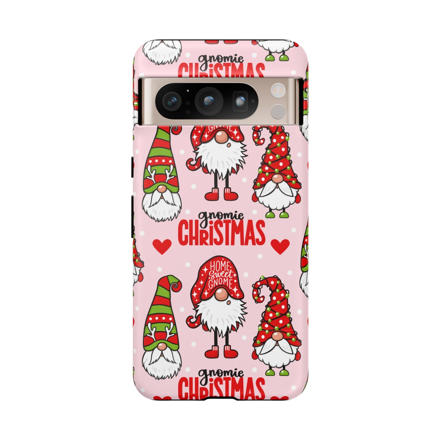 Christmas Gnomes Tough Phone Case – “Gnomie Christmas” Holiday Protection