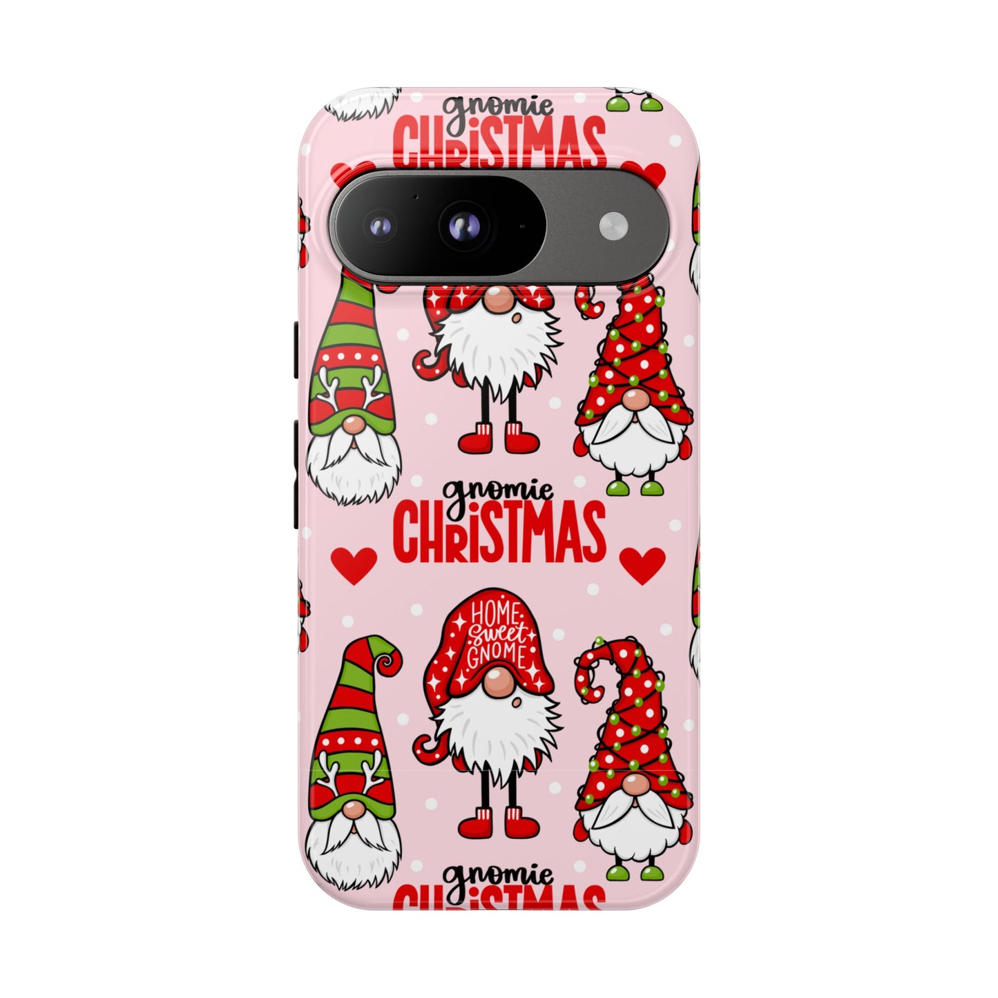 Christmas Gnomes Tough Phone Case – “Gnomie Christmas” Holiday Protection