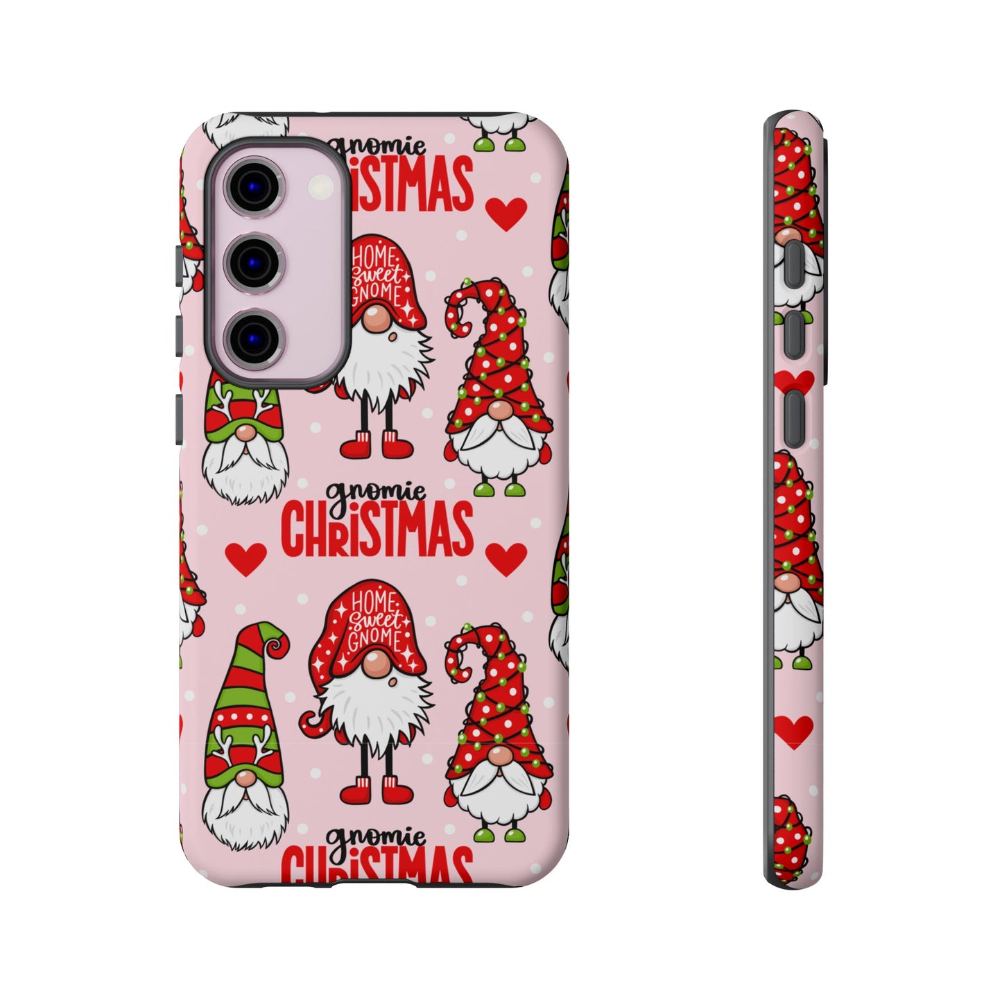 Christmas Gnomes Tough Phone Case – “Gnomie Christmas” Holiday Protection