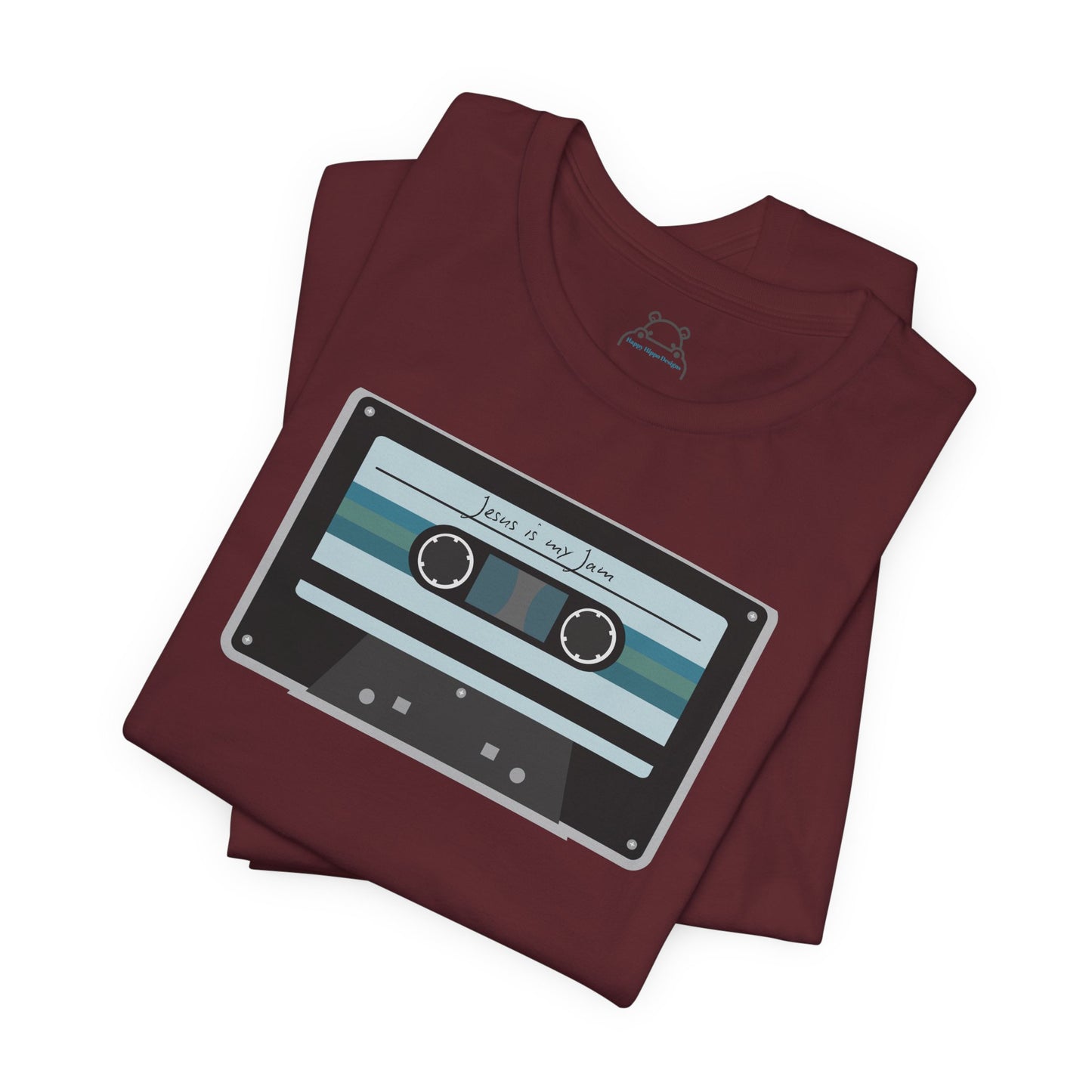 Jesus is my Jam Vintage Tape Design-Faith Based Unisex Tee