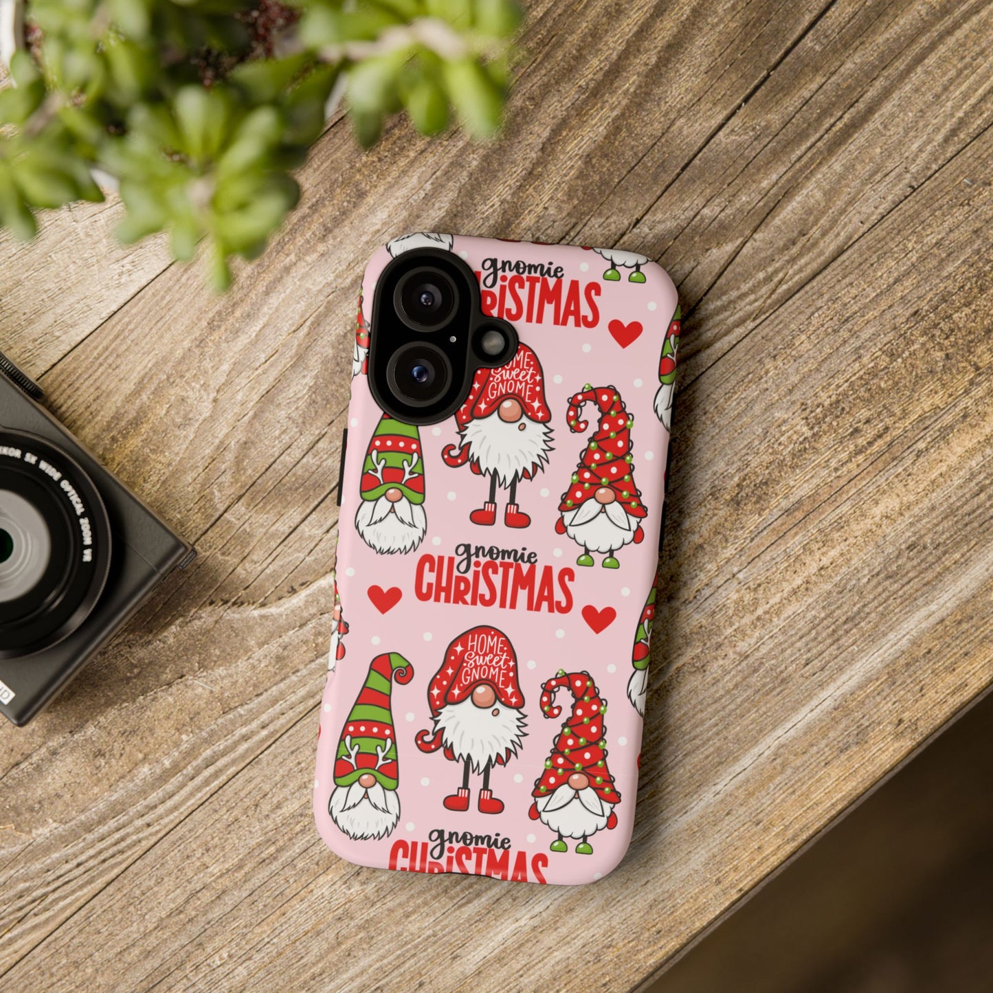 Christmas Gnomes Tough Phone Case – “Gnomie Christmas” Holiday Protection