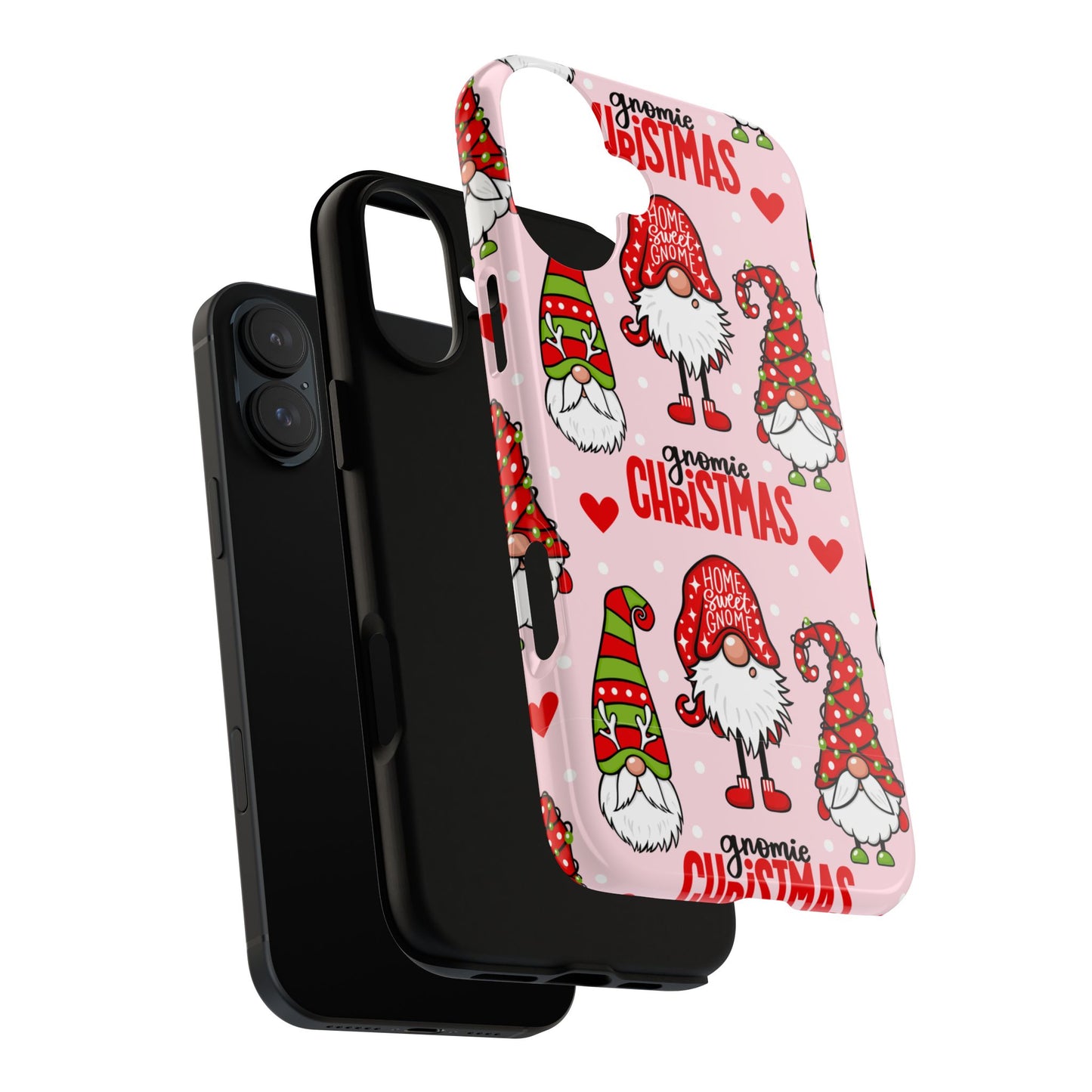 Christmas Gnomes Tough Phone Case – “Gnomie Christmas” Holiday Protection