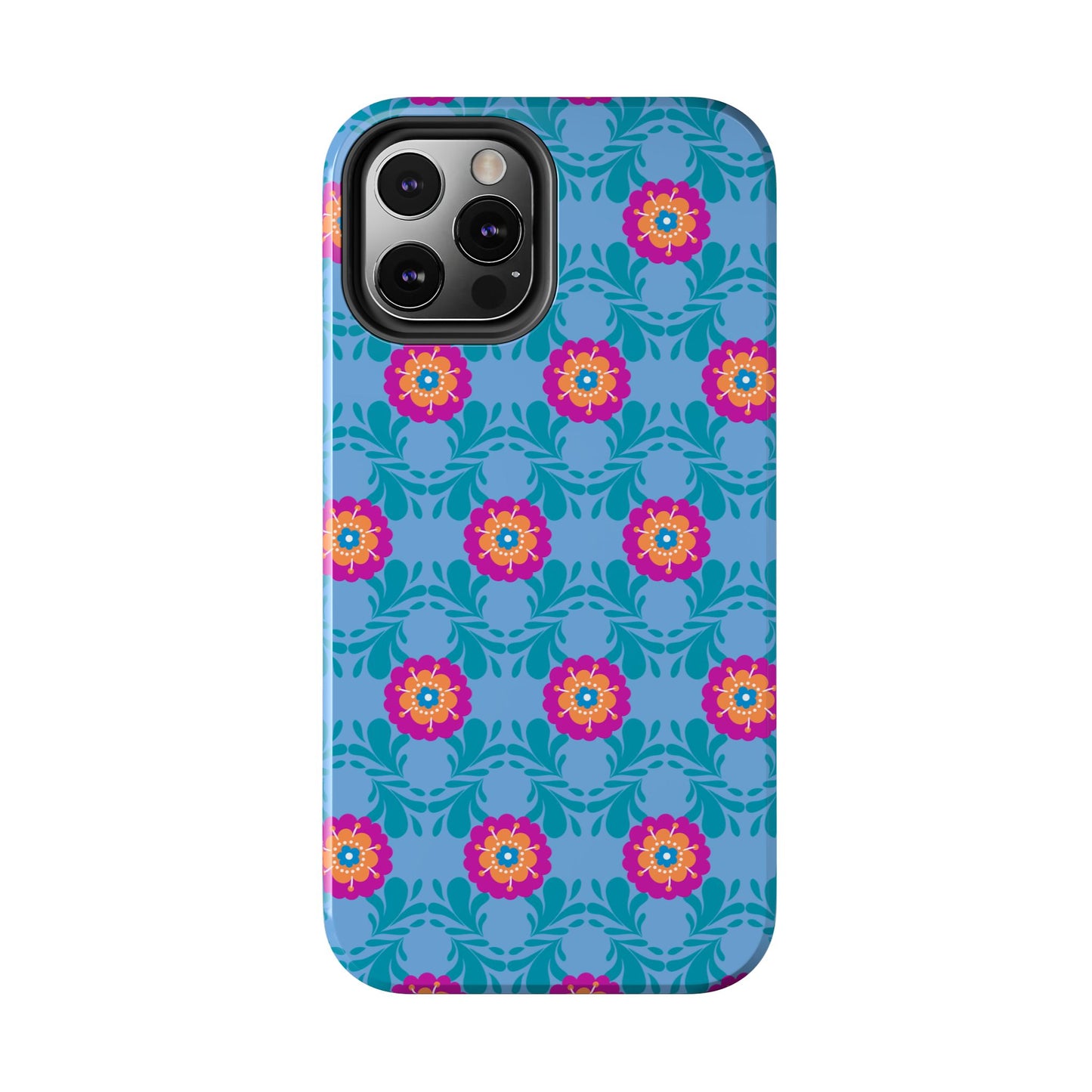 Floral Tough Phone Case - Durable, Stylish Protection for Your Smartphone