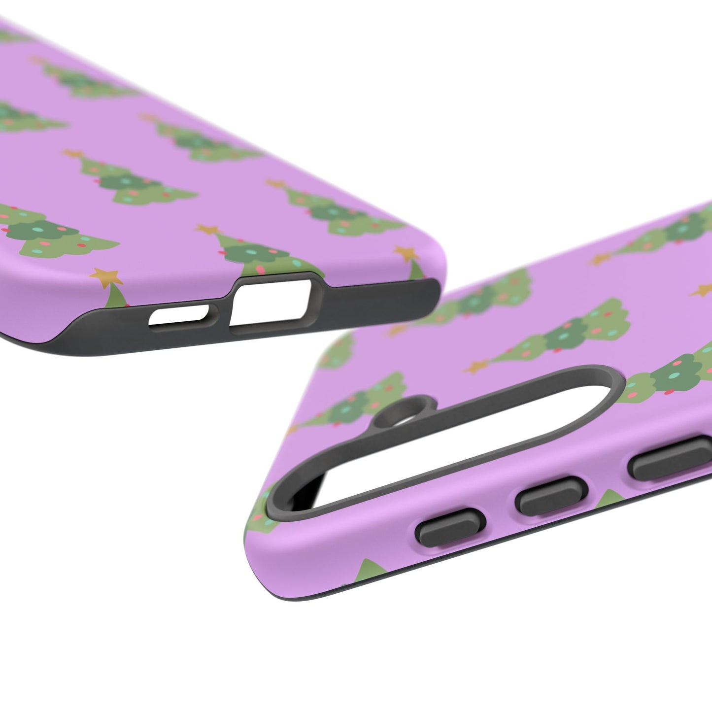 Christmas Tree Phone Case — Cute Purple Holiday iPhone Cover
