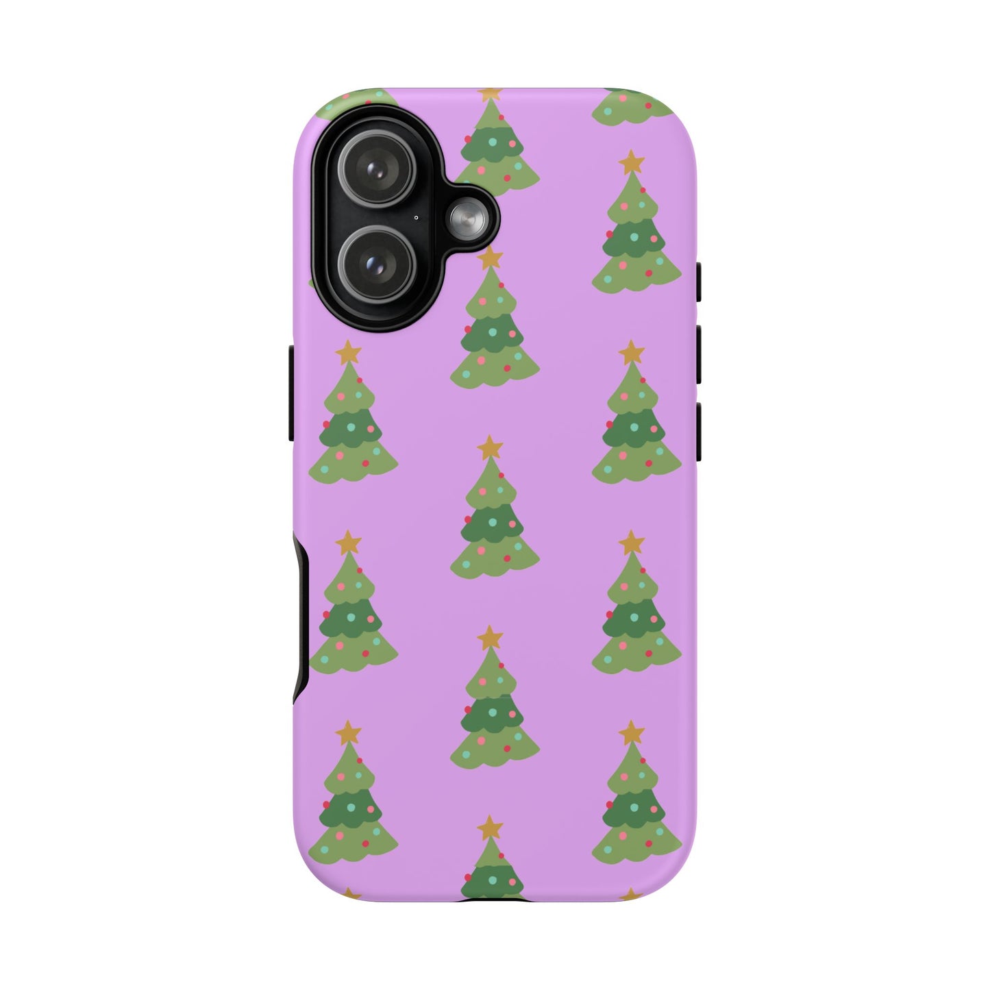 Christmas Tree Phone Case — Cute Purple Holiday iPhone Cover