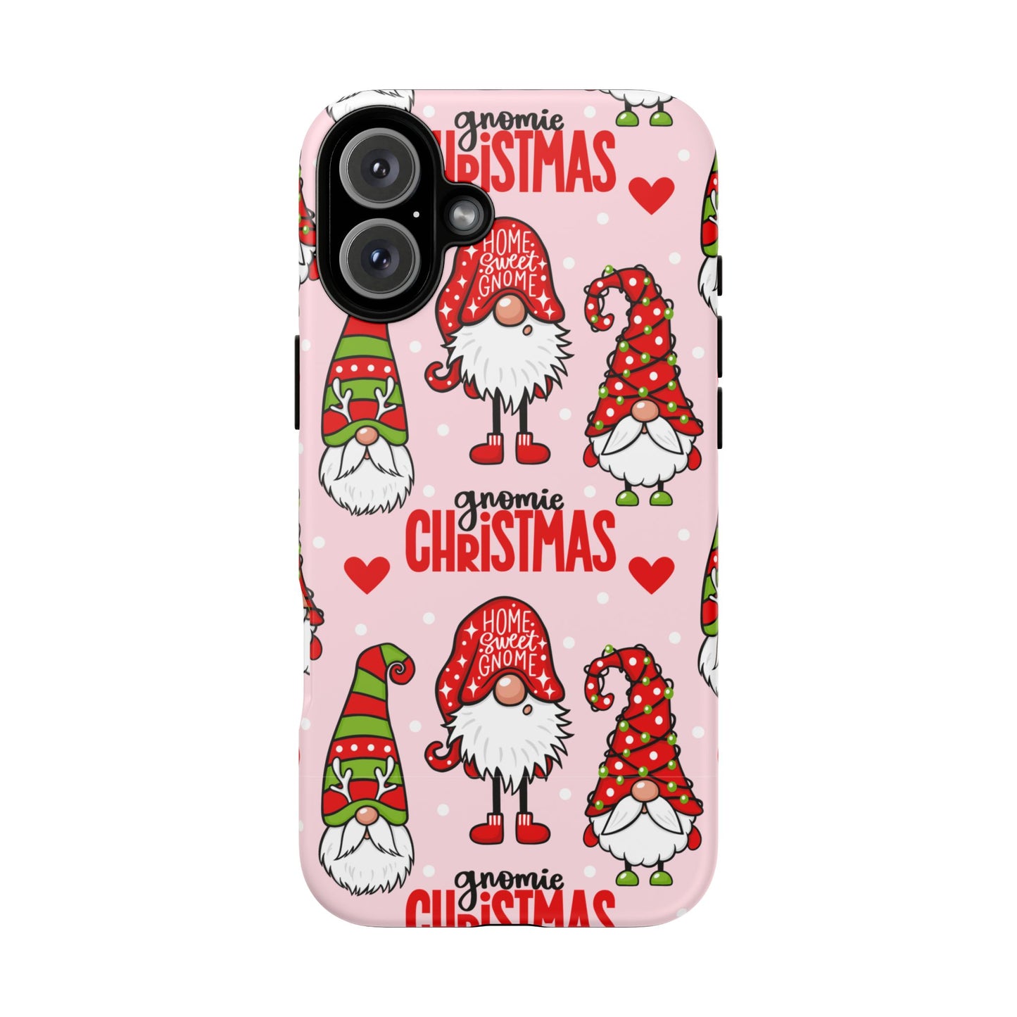 Christmas Gnomes Tough Phone Case – “Gnomie Christmas” Holiday Protection
