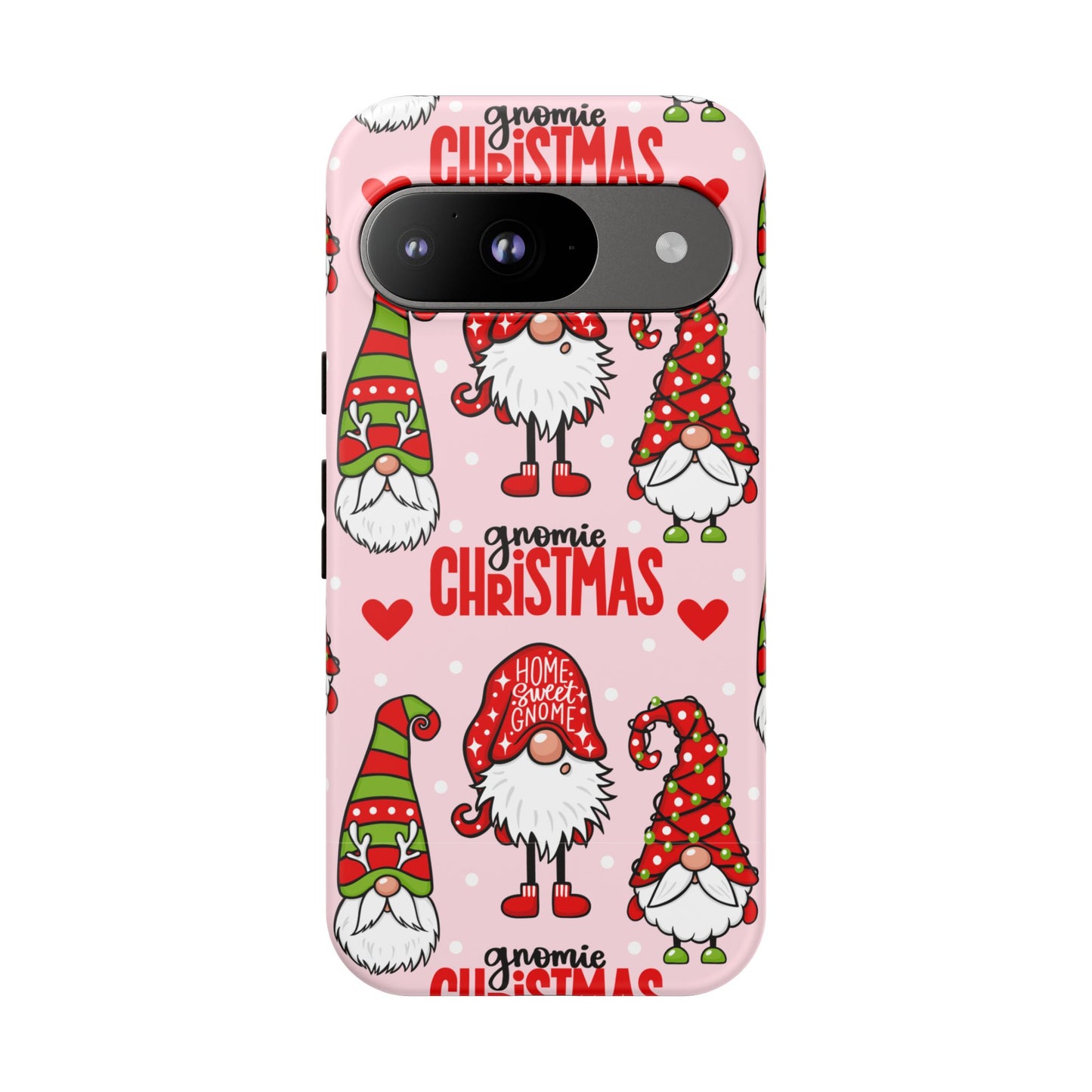 Christmas Gnomes Tough Phone Case – “Gnomie Christmas” Holiday Protection